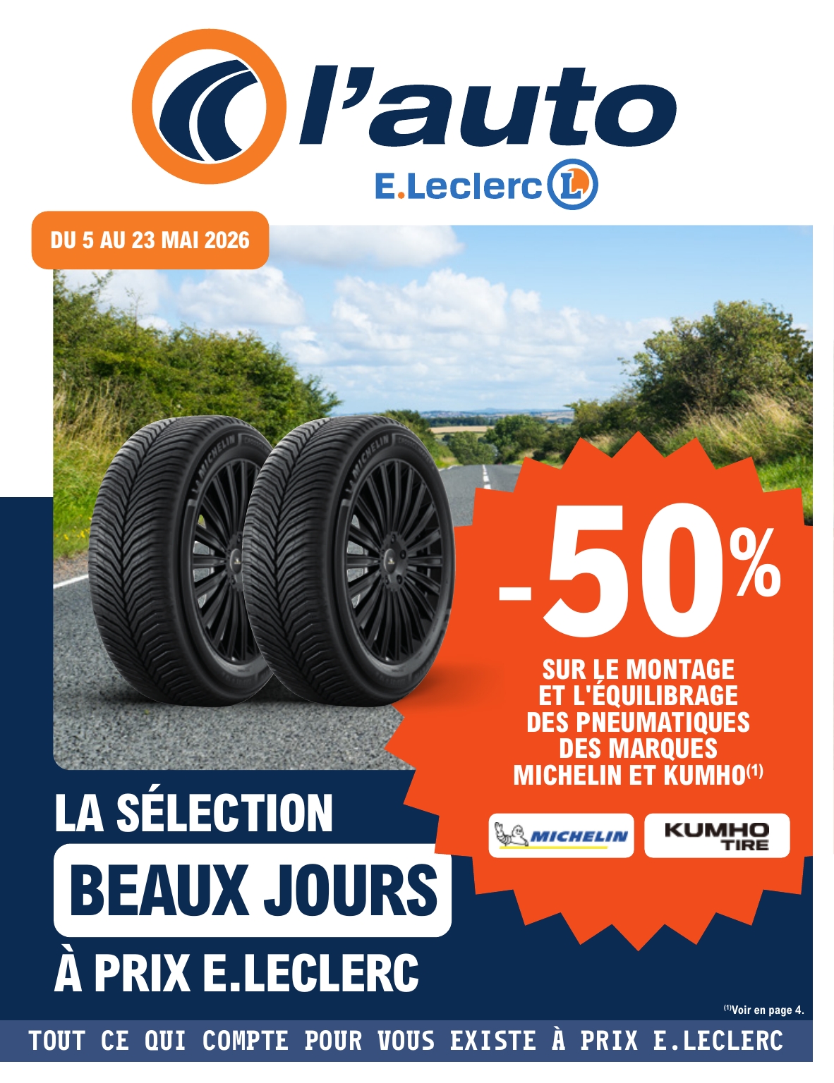 e-leclerc - Flyer E.Leclerc - L'auto pour la semaine prochaine du du mardi 05/05/2026 au du samedi 23/05/2026