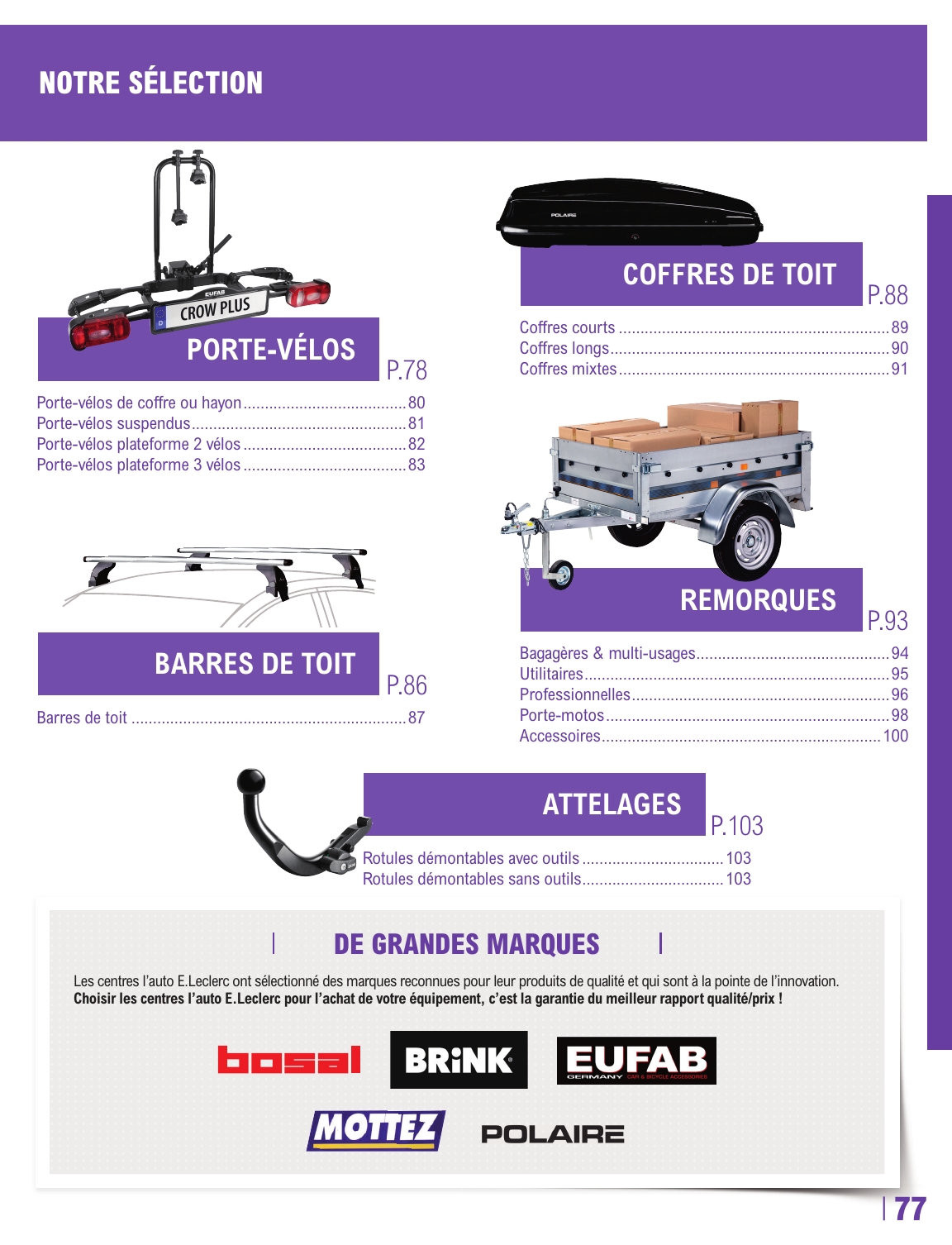 e-leclerc - Flyer E.Leclerc - L'auto pour la semaine prochaine du du mardi 12/05/2026 au du samedi 27/03/2027 - page: 77