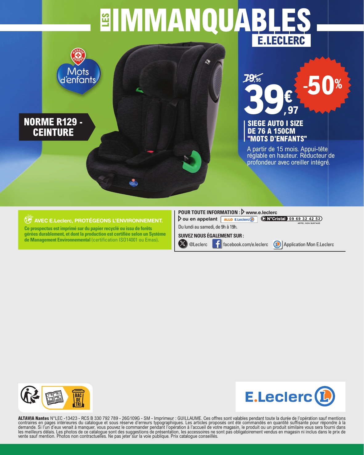 e-leclerc - Flyer E.Leclerc pour la semaine prochaine du du mardi 12/05/2026 au du samedi 23/05/2026 - page: 32