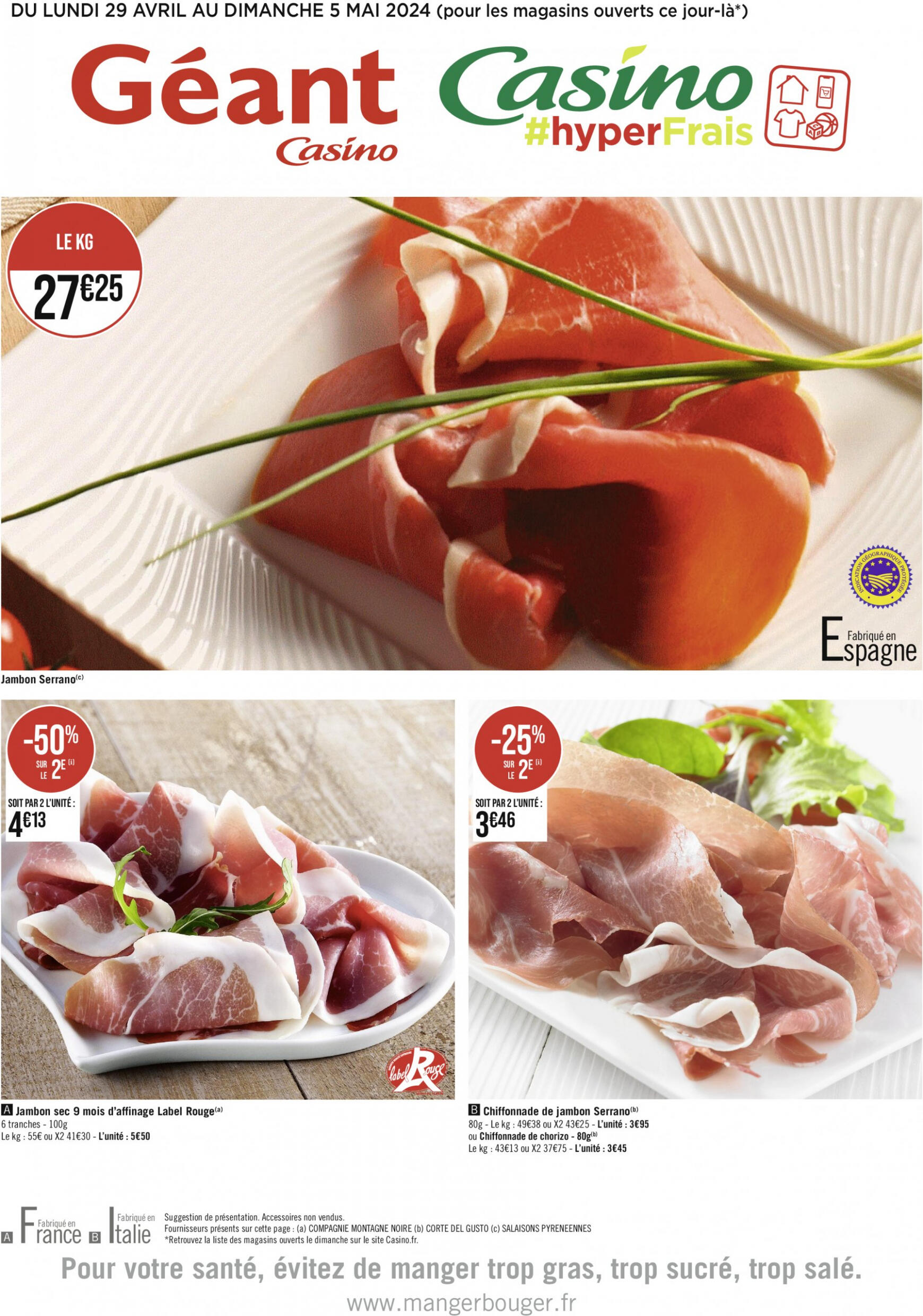 geant-casino - Prospectus Casino actuel 29.04. - 05.05.