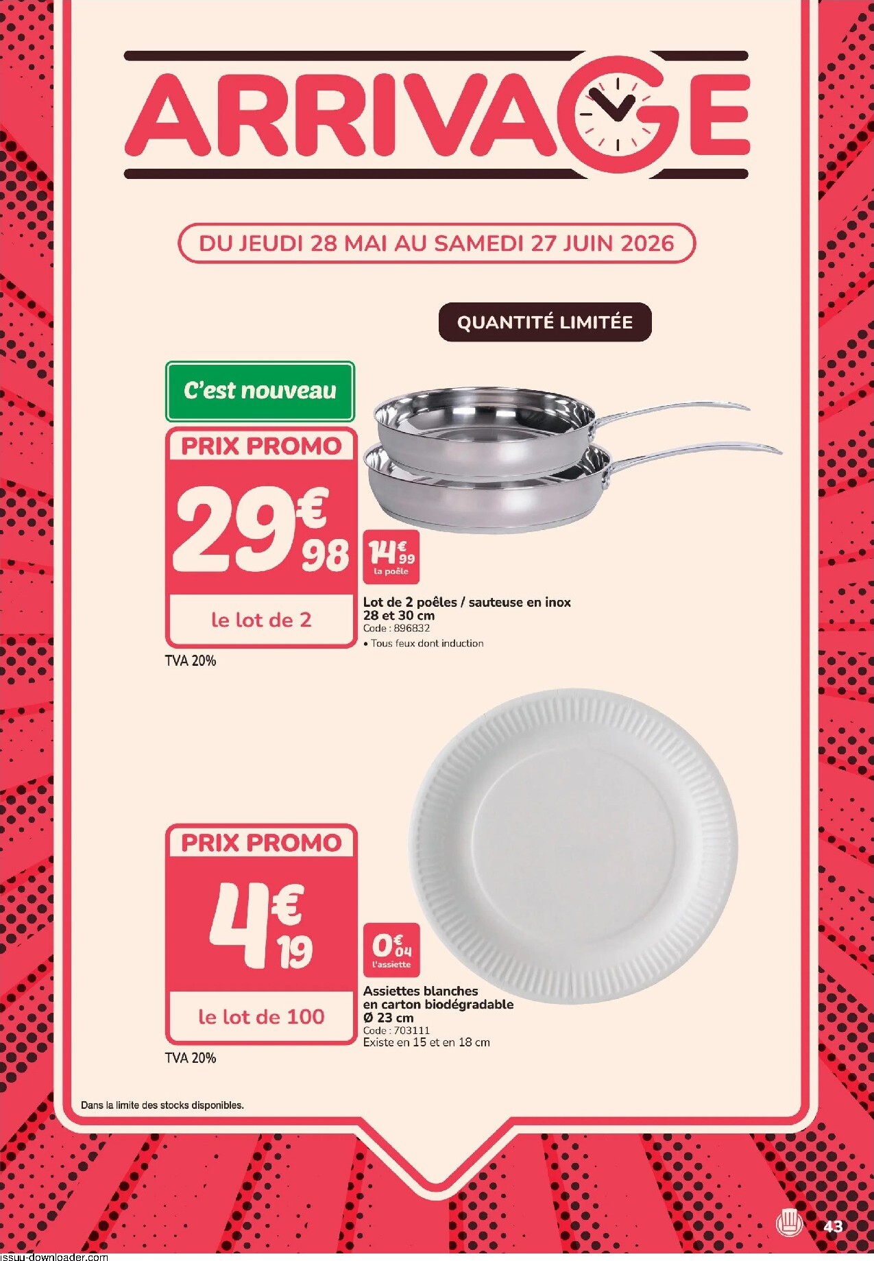 promocash - Current Promocash leaflet valid from de jeudi 28/05/2026 to du samedi 27/06/2026 - page: 43