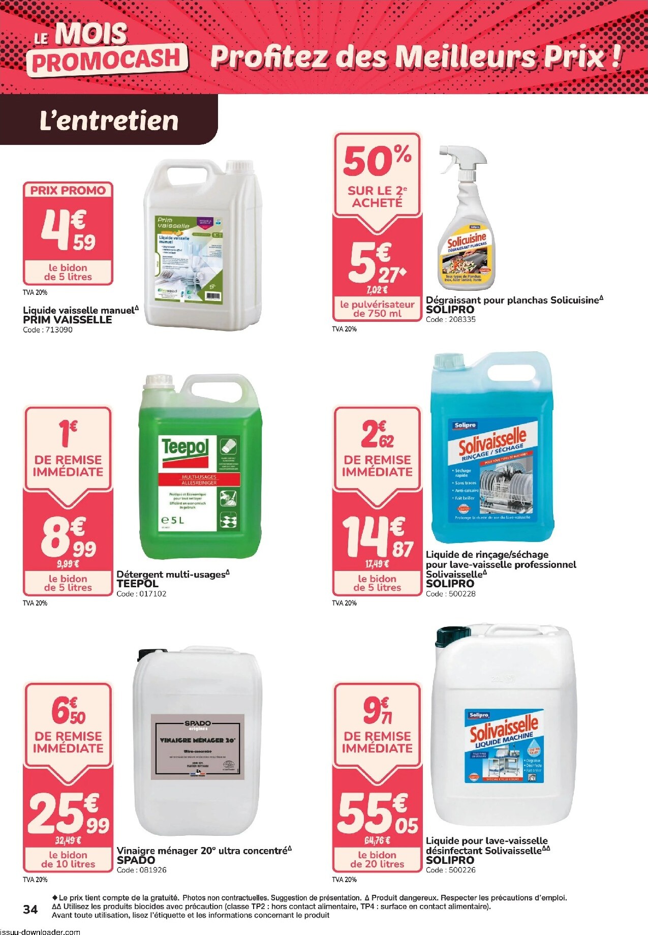 promocash - Current Promocash leaflet valid from de jeudi 28/05/2026 to du samedi 27/06/2026 - page: 34