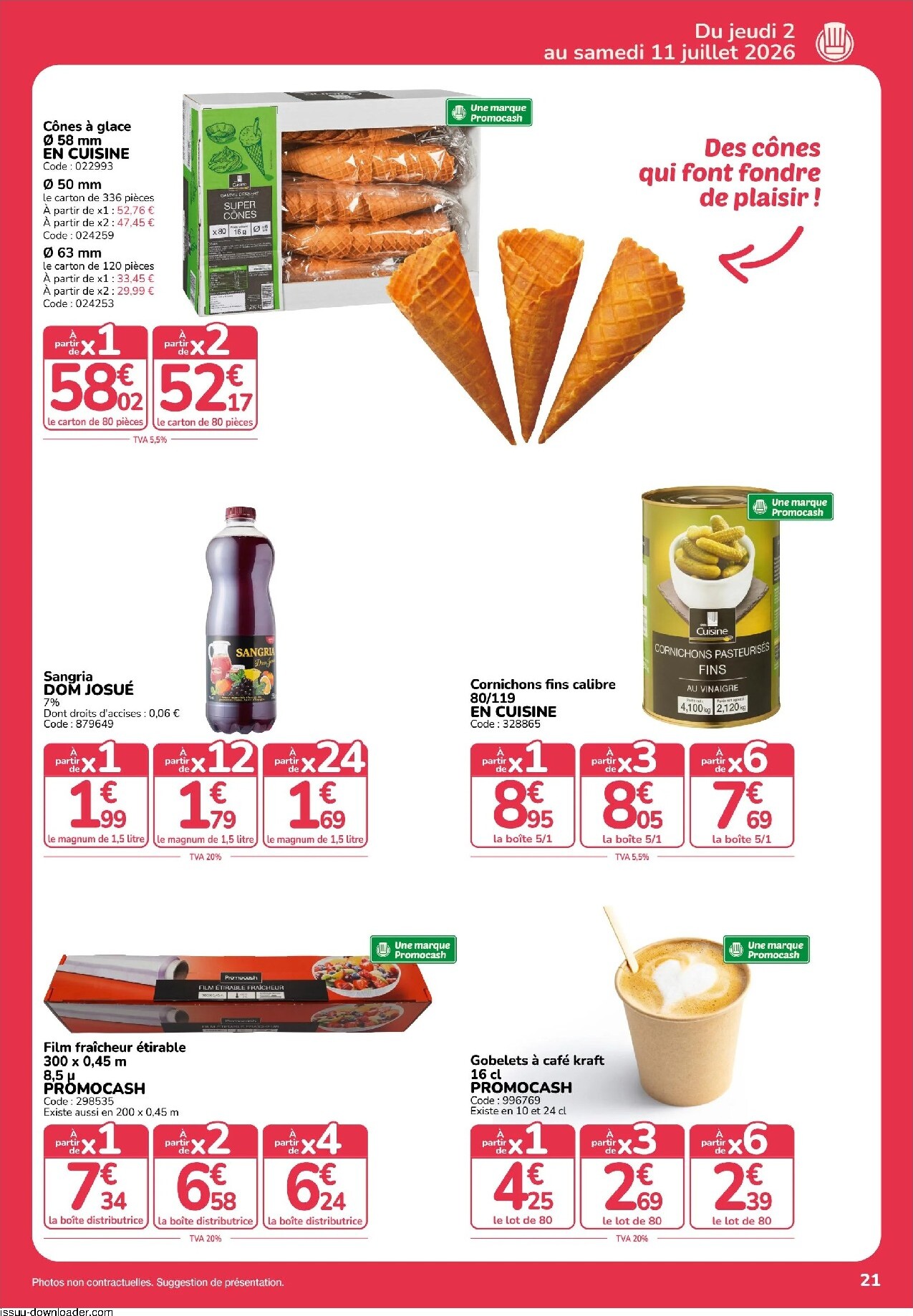 promocash - Current Promocash leaflet valid from de jeudi 02/07/2026 to du samedi 11/07/2026 - page: 21