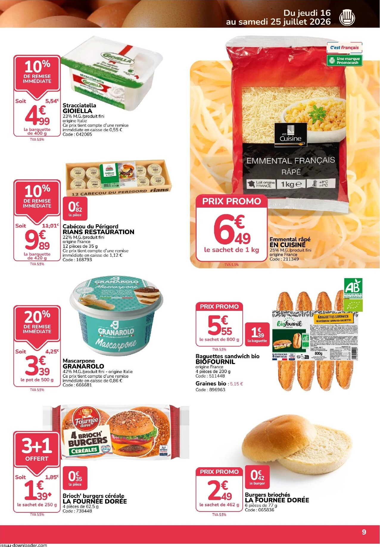 promocash - Prospectus Promocash valide du de jeudi 16/07/2026 au du samedi 25/07/2026 - page: 9