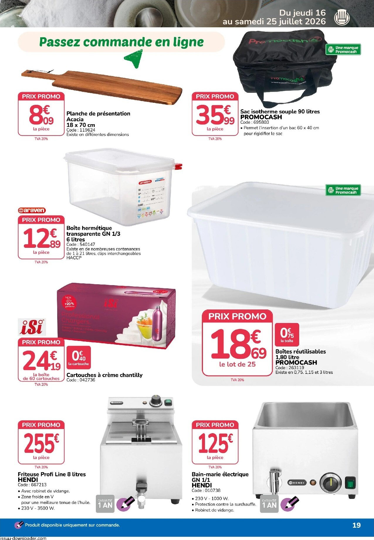 promocash - Prospectus Promocash valide du de jeudi 16/07/2026 au du samedi 25/07/2026 - page: 19