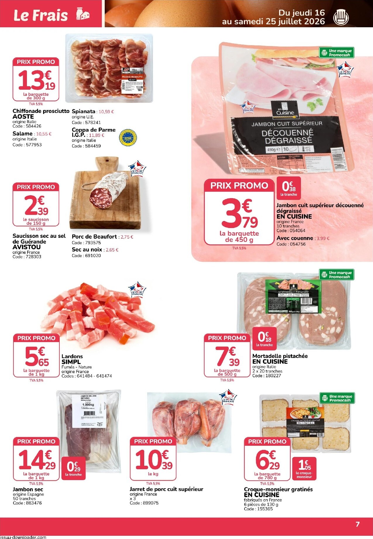 promocash - Prospectus Promocash valide du de jeudi 16/07/2026 au du samedi 25/07/2026 - page: 7