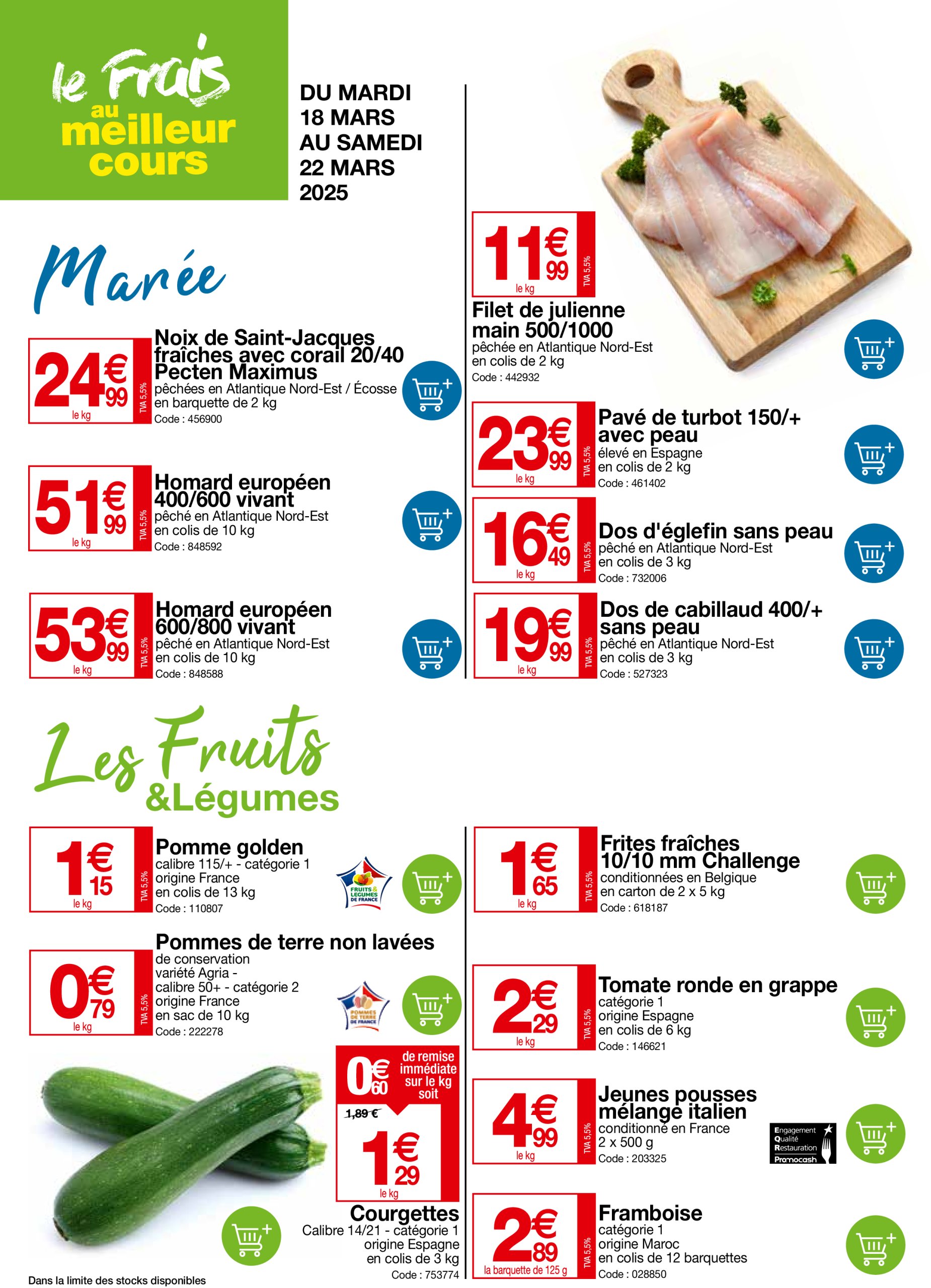 promocash - Catalogue Promocash - Frais Au Meilleurs Cours Du Mardi valable dès 18/03 - 22/03 - page: 2