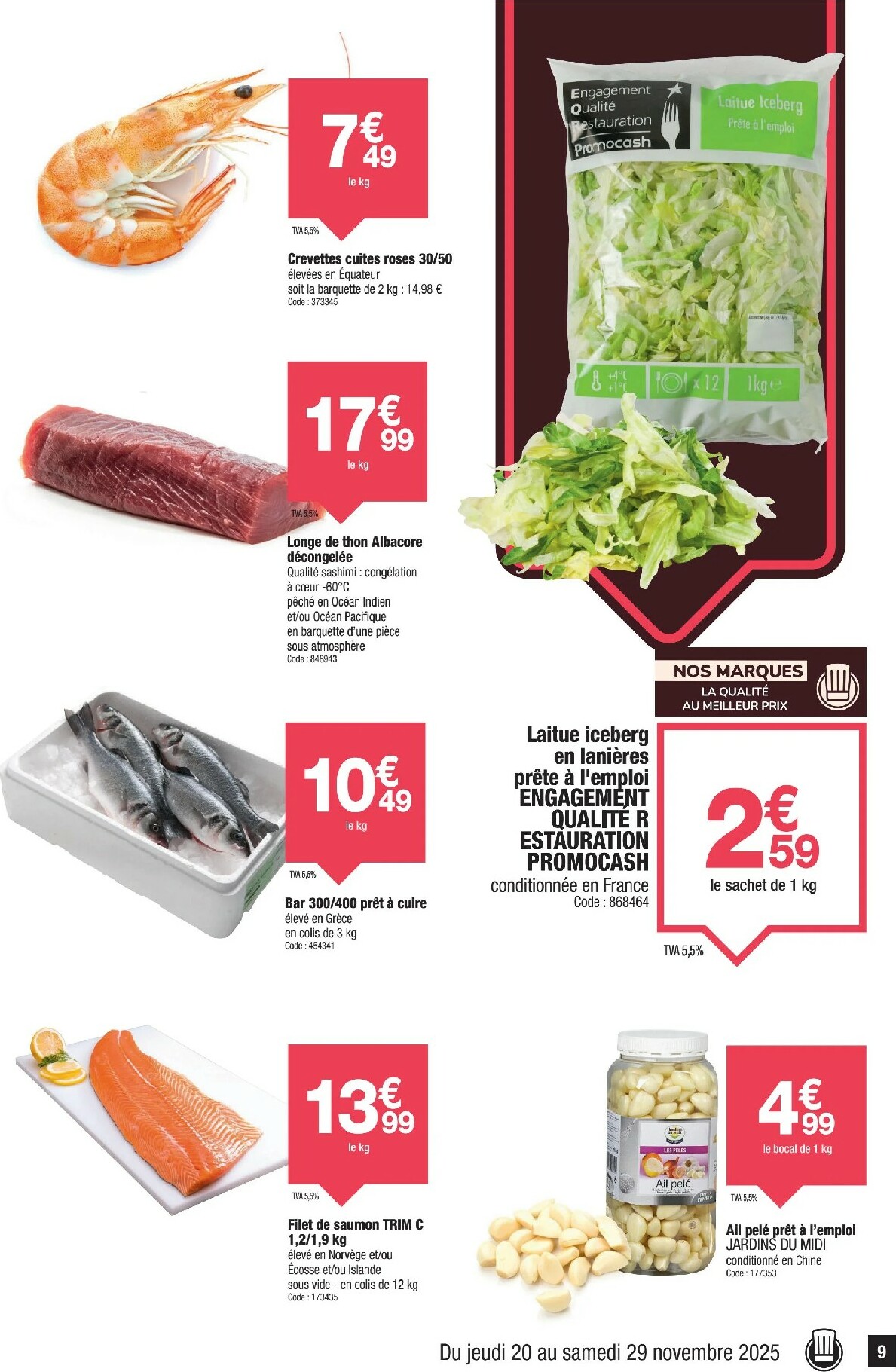 promocash - Catalogue Promocash valable du 20/11 au 29/11 - page: 9