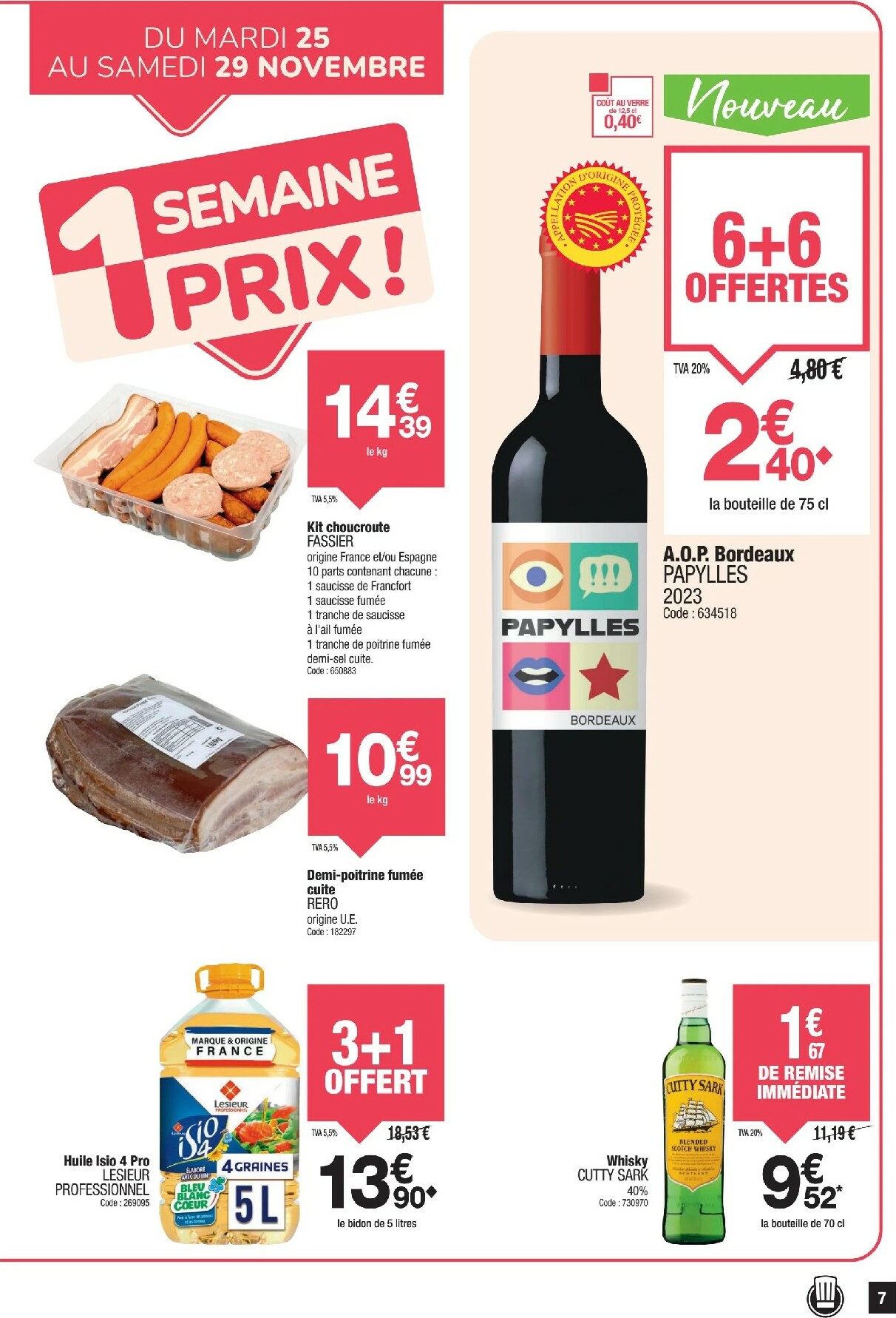 promocash - Catalogue Promocash valable du 20/11 au 29/11 - page: 7