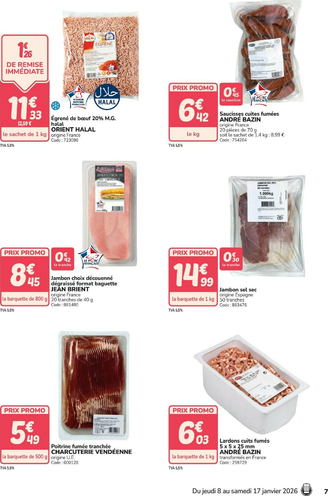 promocash - Catalogue Promocash valable du 08/01 au 17/01 - page: 7