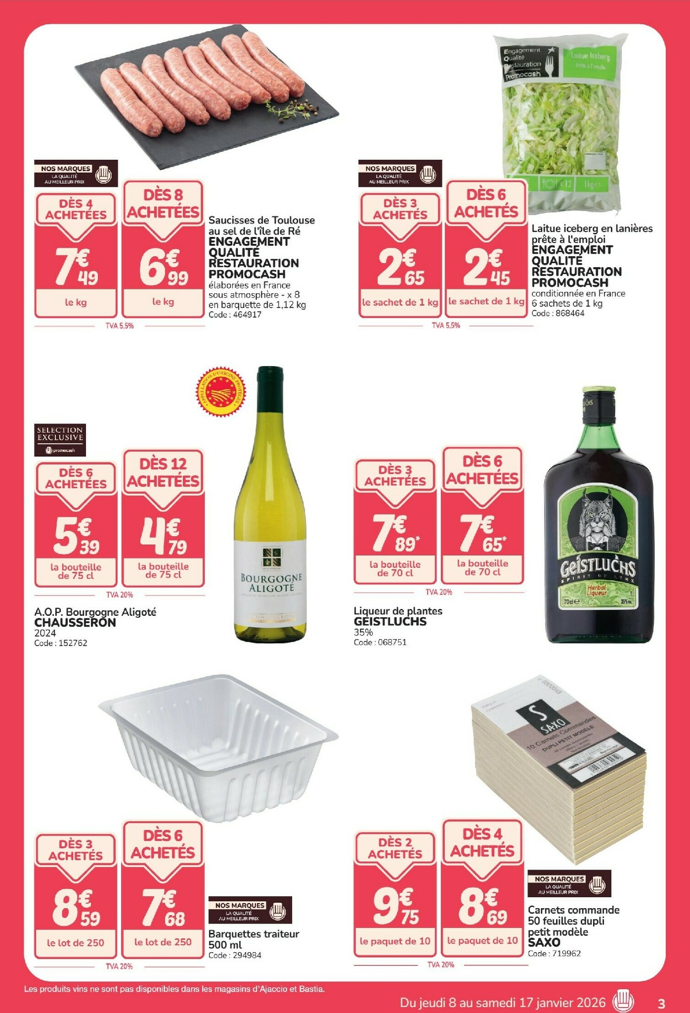 promocash - Catalogue Promocash valable du 08/01 au 17/01 - page: 3