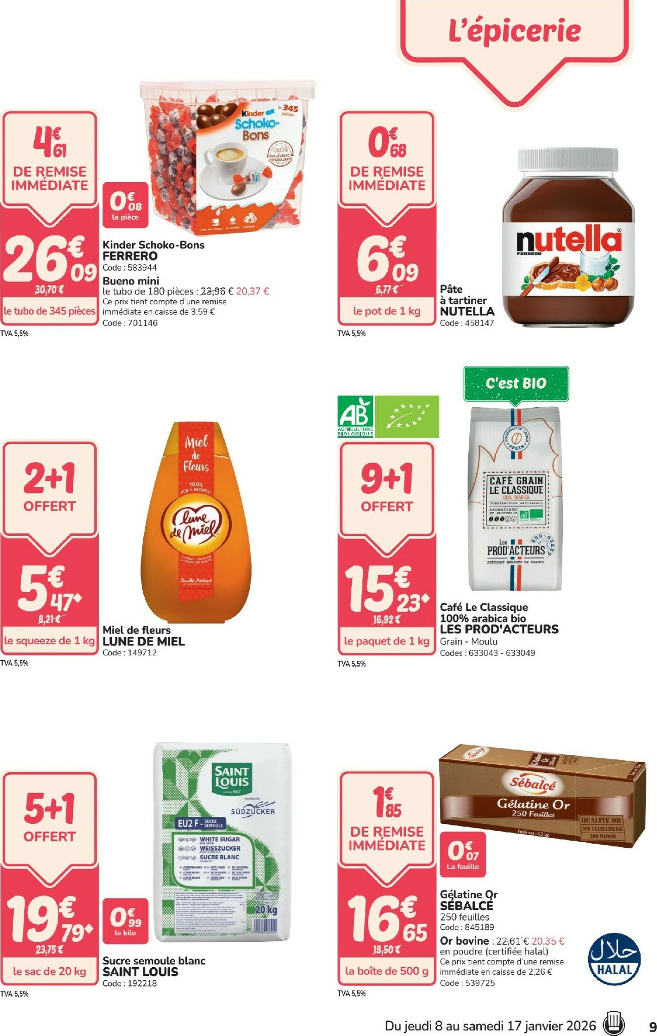 promocash - Catalogue Promocash valable du 08/01 au 17/01 - page: 9