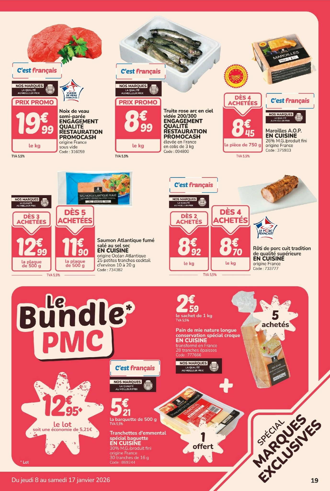 promocash - Catalogue Promocash valable du 08/01 au 17/01 - page: 19