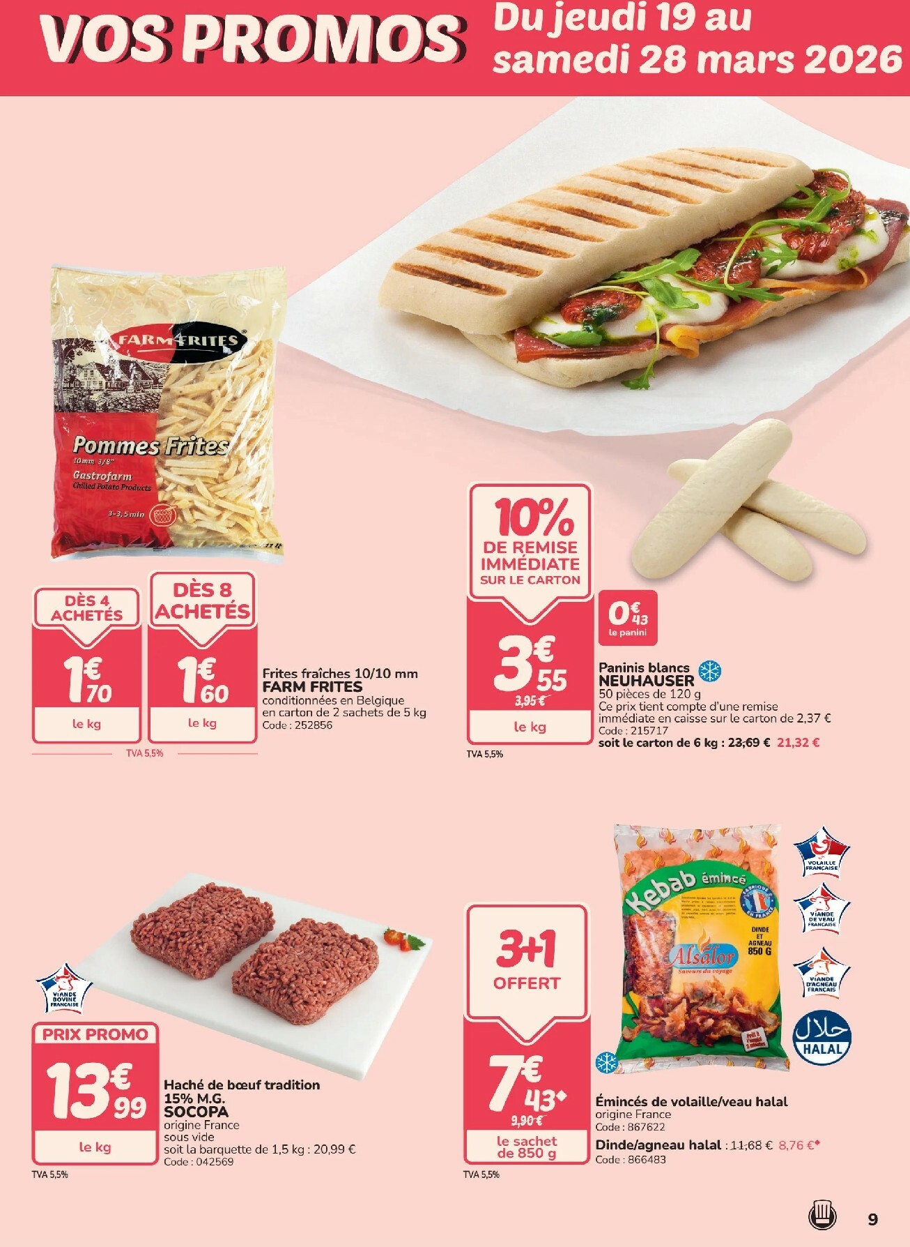 promocash - Catalogue Promocash - Fast Food valable du 02/02/2026 au 28/03/2026 - page: 9