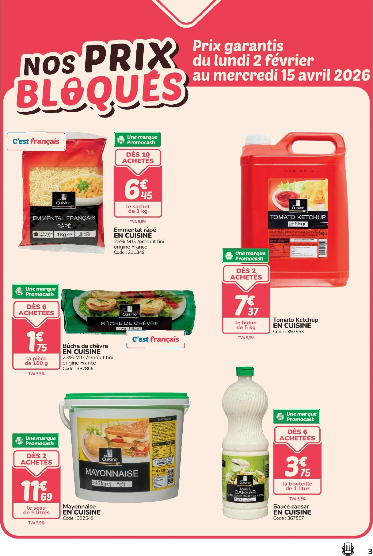 promocash - Catalogue Promocash - Fast Food valable du 02/02/2026 au 28/03/2026 - page: 3