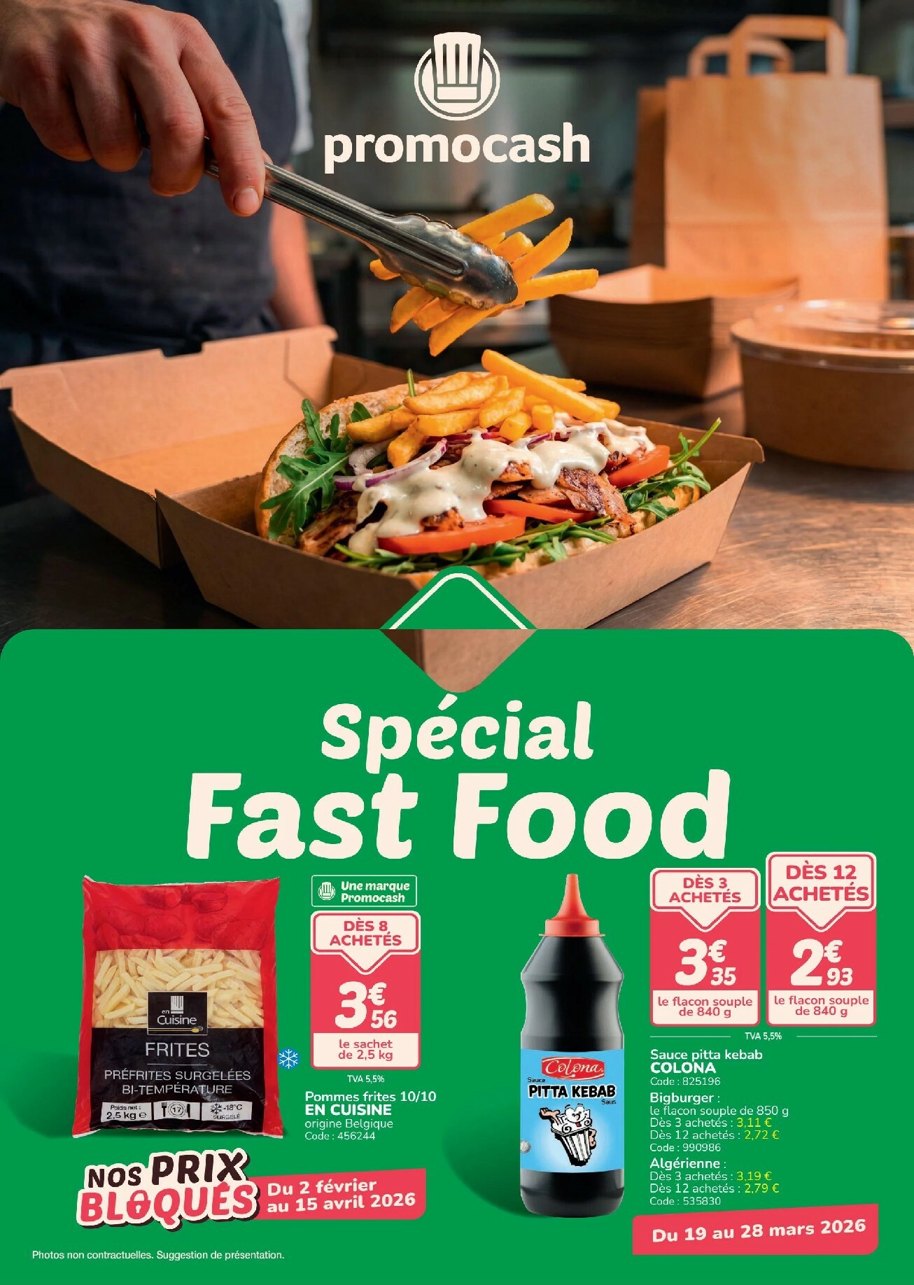 promocash - Catalogue Promocash - Fast Food valable du 02/02/2026 au 28/03/2026 - page: 1