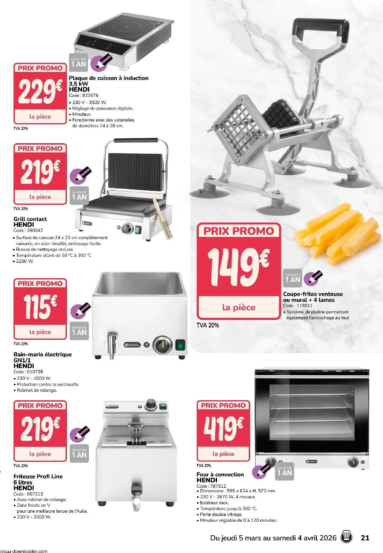 promocash - Catalogue Promocash - Art de la table valable du 05/03/2026 au 04/04/2026 - page: 21