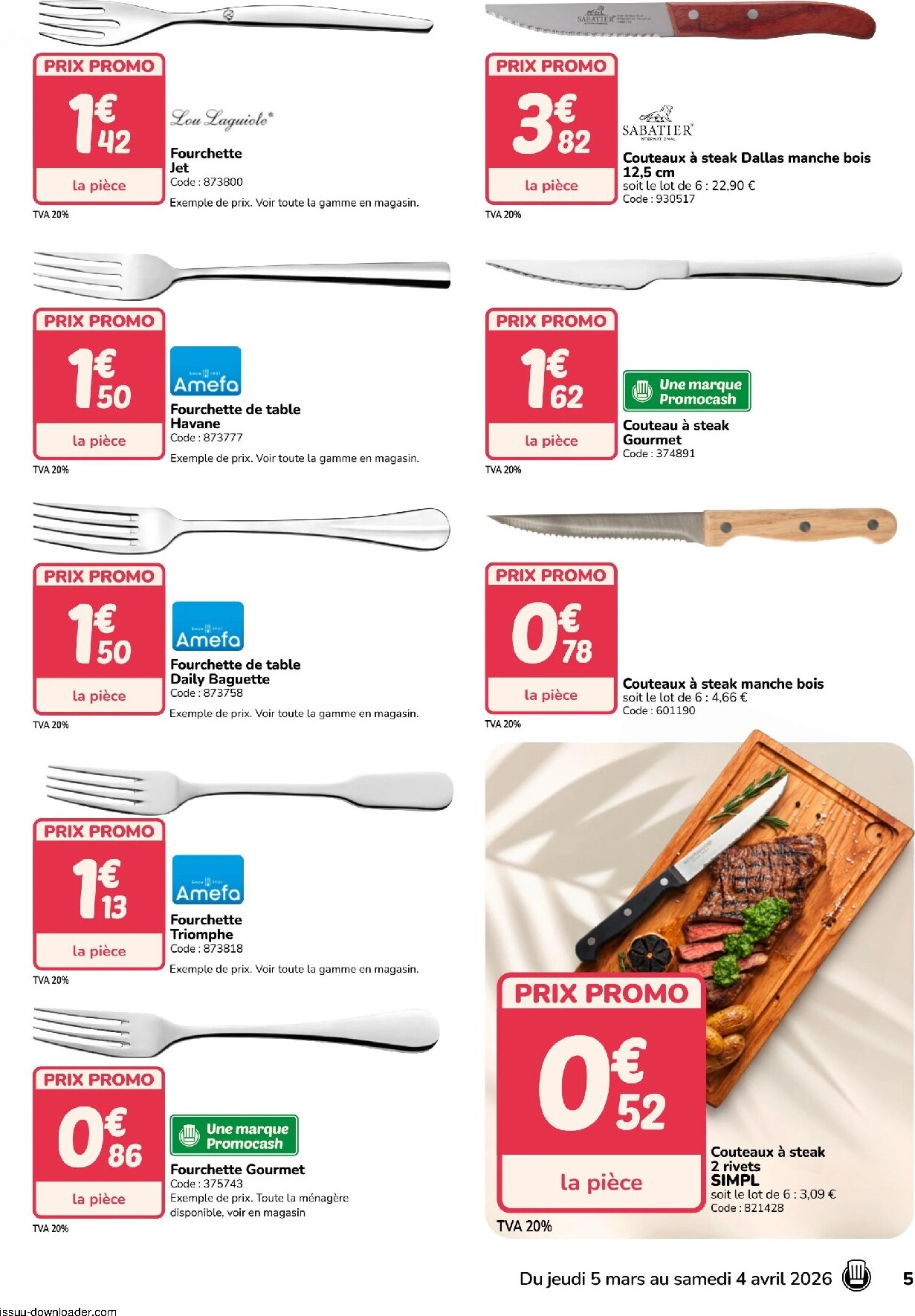 promocash - Catalogue Promocash - Art de la table valable du 05/03/2026 au 04/04/2026 - page: 5