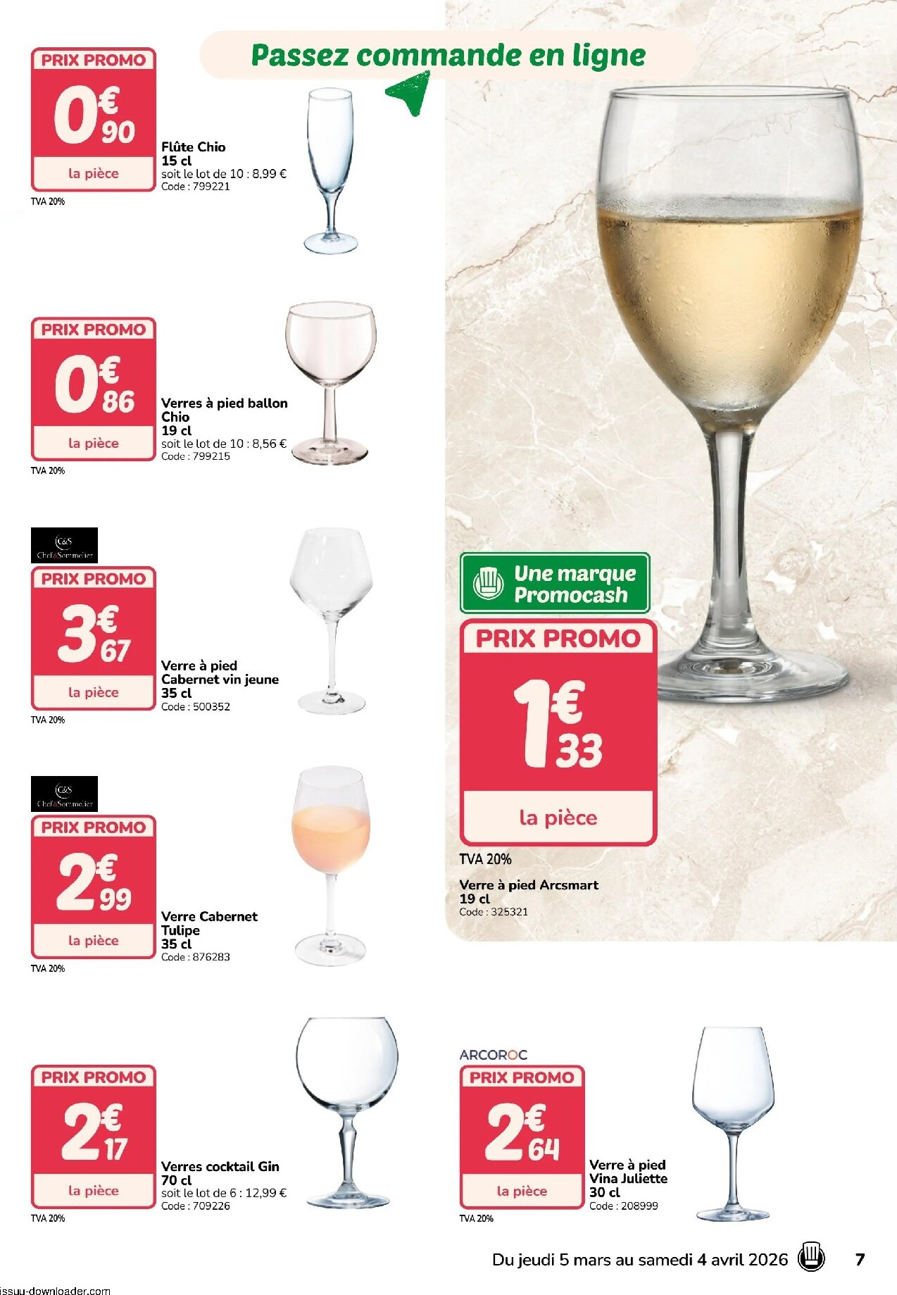 promocash - Catalogue Promocash - Art de la table valable du 05/03/2026 au 04/04/2026 - page: 7
