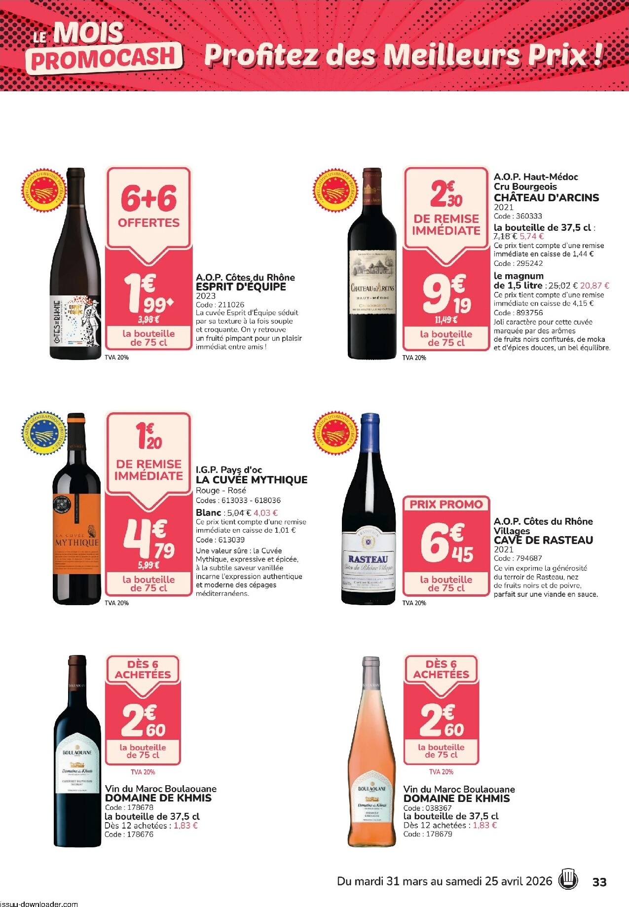 promocash - Catalogue Promocash valable du 31/03/2026 au 25/04/2026 - page: 33