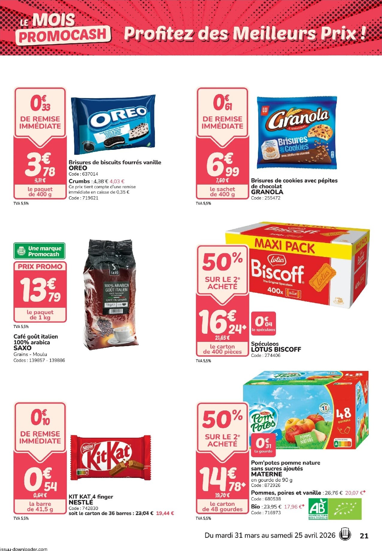 promocash - Catalogue Promocash valable du 31/03/2026 au 25/04/2026 - page: 21