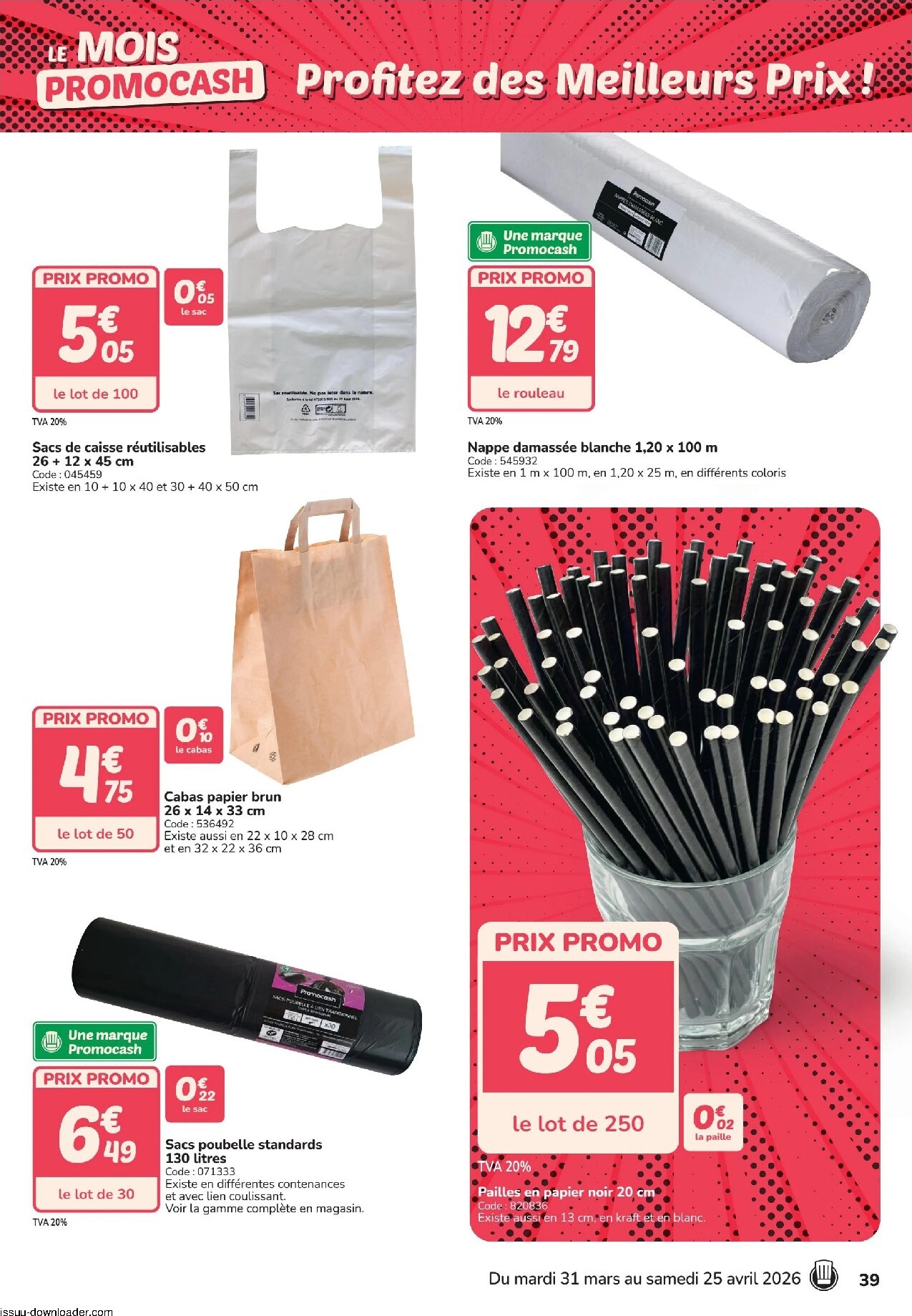 promocash - Catalogue Promocash valable du 31/03/2026 au 25/04/2026 - page: 39