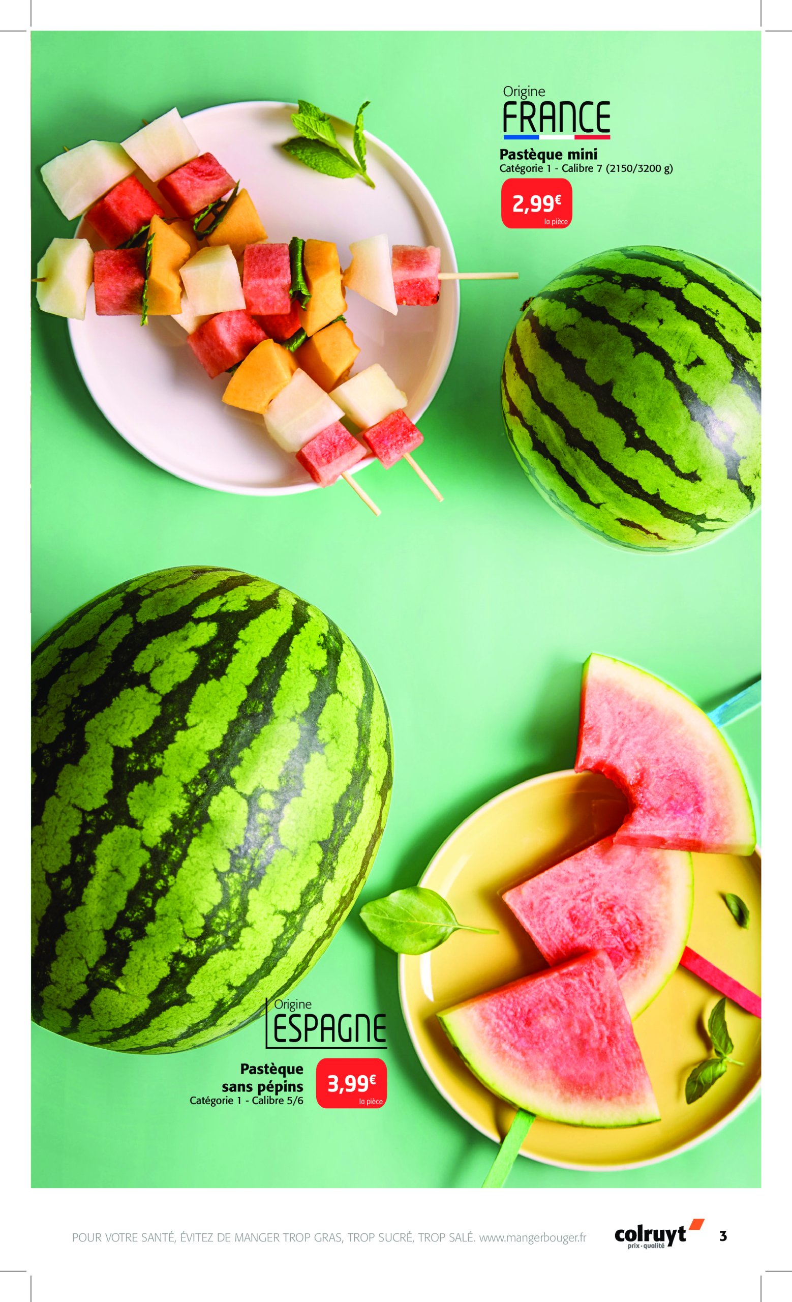 colruyt - Catalogue Colruyt - Frais & Fruité valable du 23/07 au 27/07 - page: 3