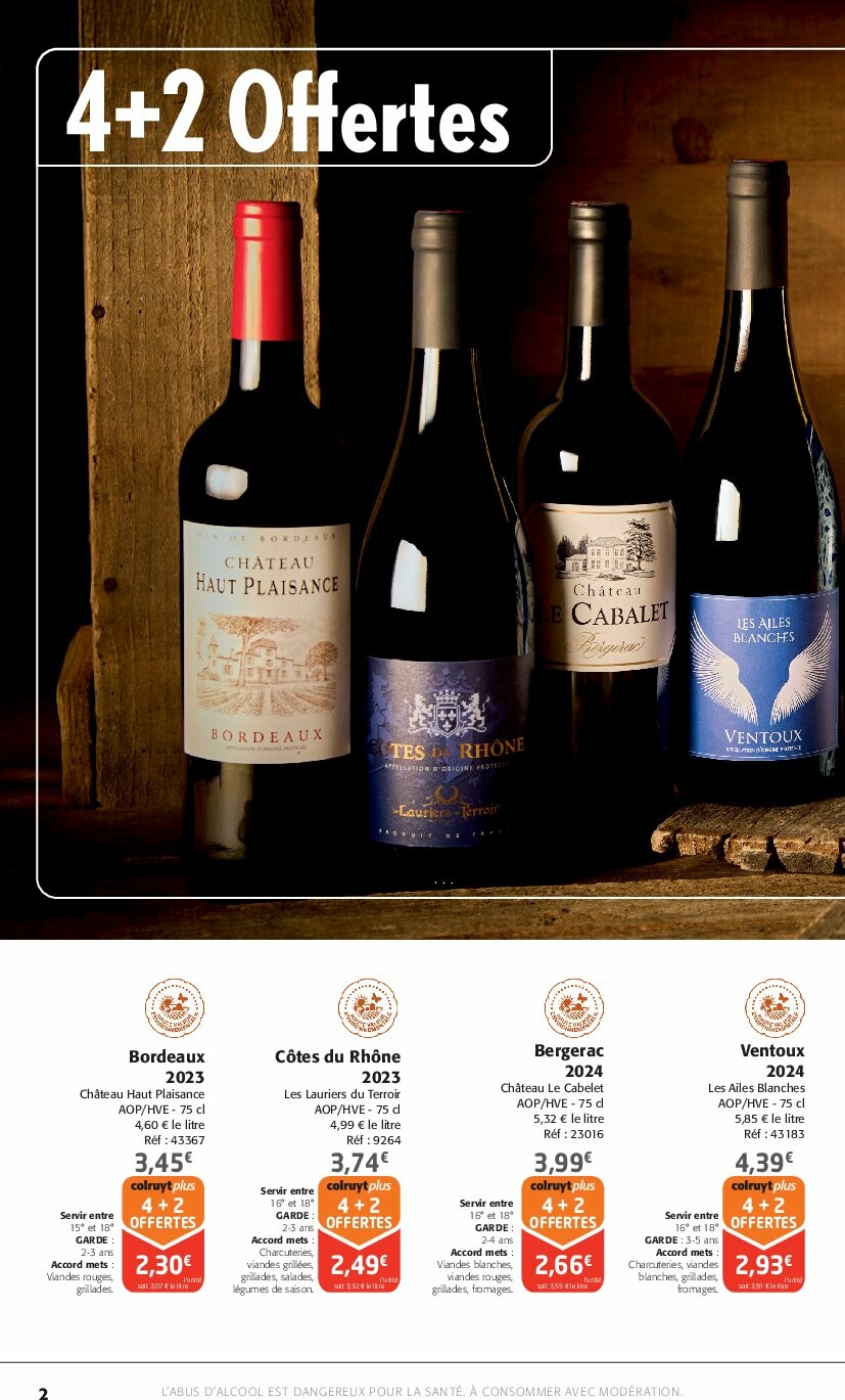 colruyt - Catalogue Colruyt - Foire aux Vins valable du 24/09 au 12/10 - page: 2