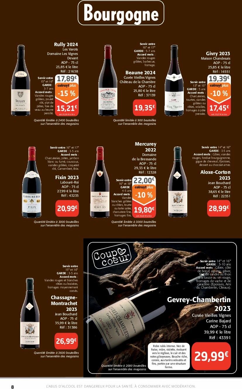 colruyt - Catalogue Colruyt - Foire aux Vins valable du 24/09 au 12/10 - page: 8