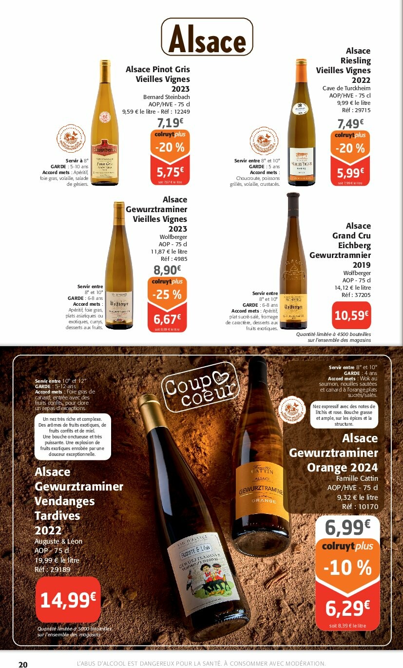colruyt - Catalogue Colruyt - Foire aux Vins valable du 24/09 au 12/10 - page: 20