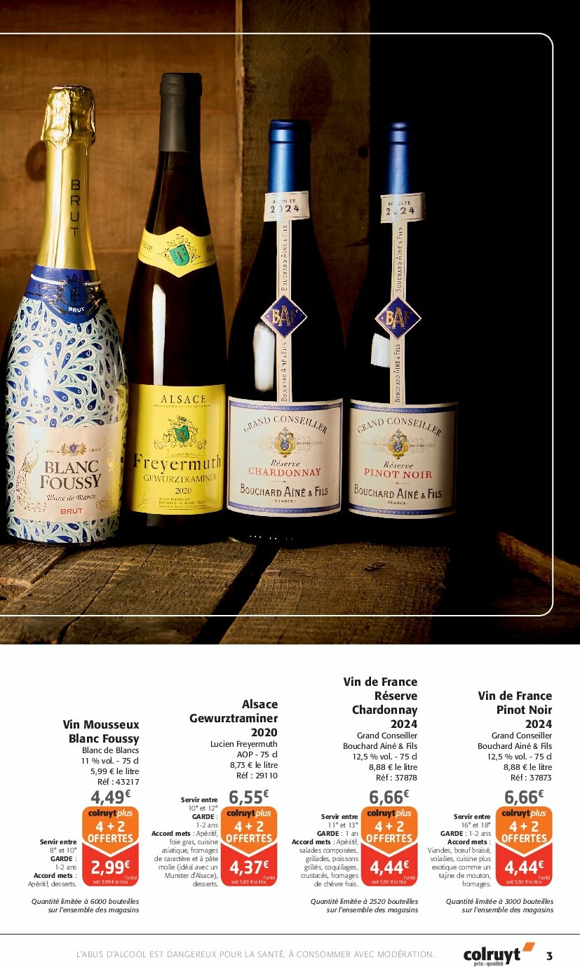 colruyt - Catalogue Colruyt - Foire aux Vins valable du 24/09 au 12/10 - page: 3