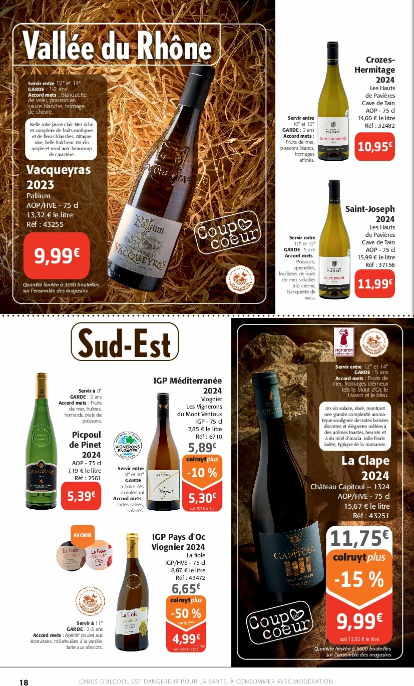 colruyt - Catalogue Colruyt - Foire aux Vins valable du 24/09 au 12/10 - page: 18