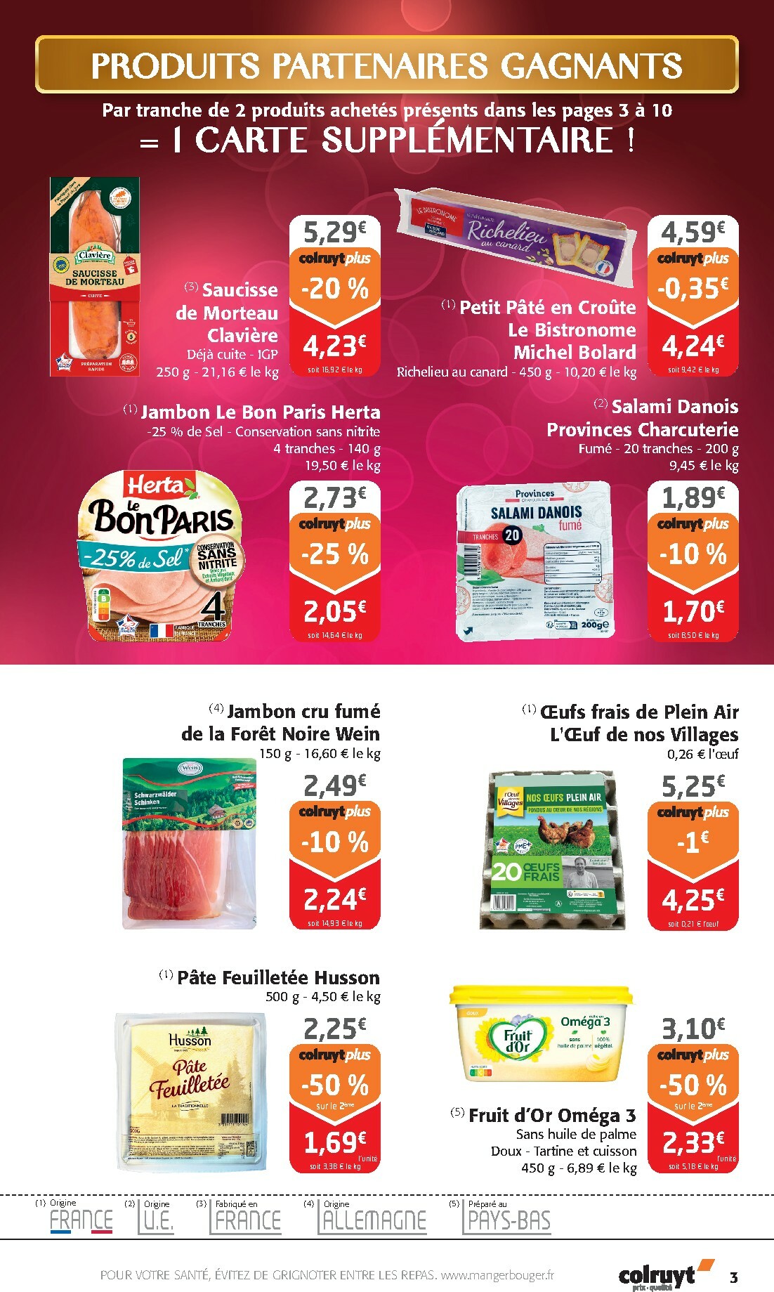 colruyt - Catalogue Colruyt valable du 22/10 au 02/11 - page: 3