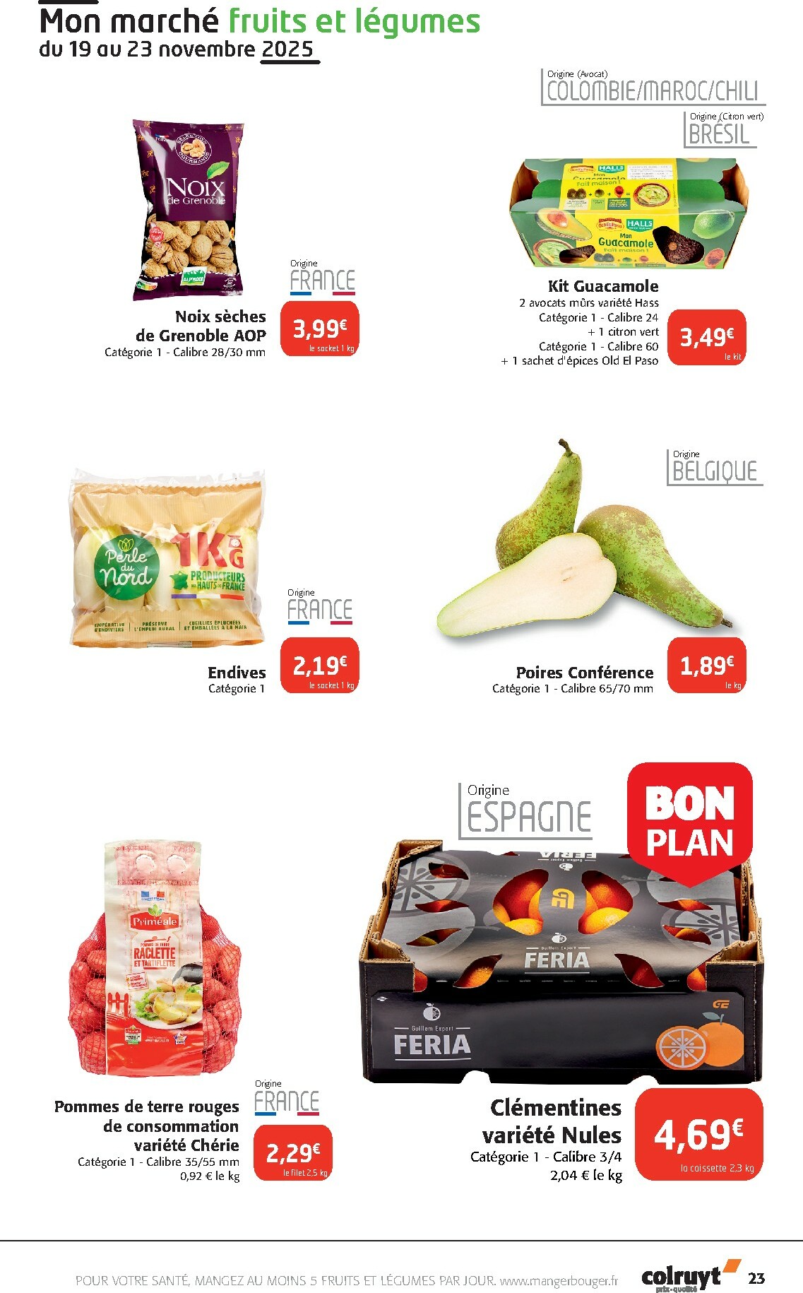 colruyt - Catalogue Colruyt valable du 19/11 au 30/11 - page: 23