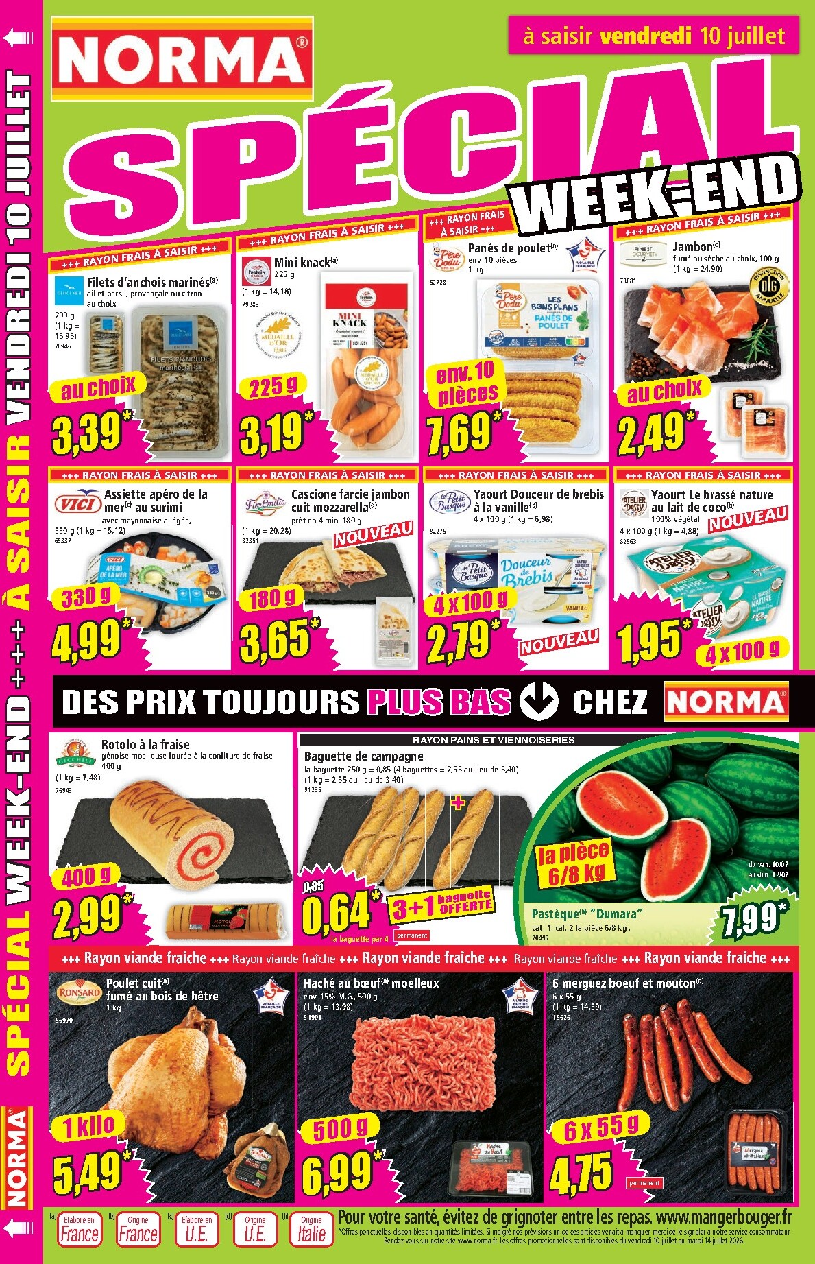 norma - Flyer NORMA pour la semaine prochaine du du mercredi 08/07/2026 au du mardi 14/07/2026 - page: 12