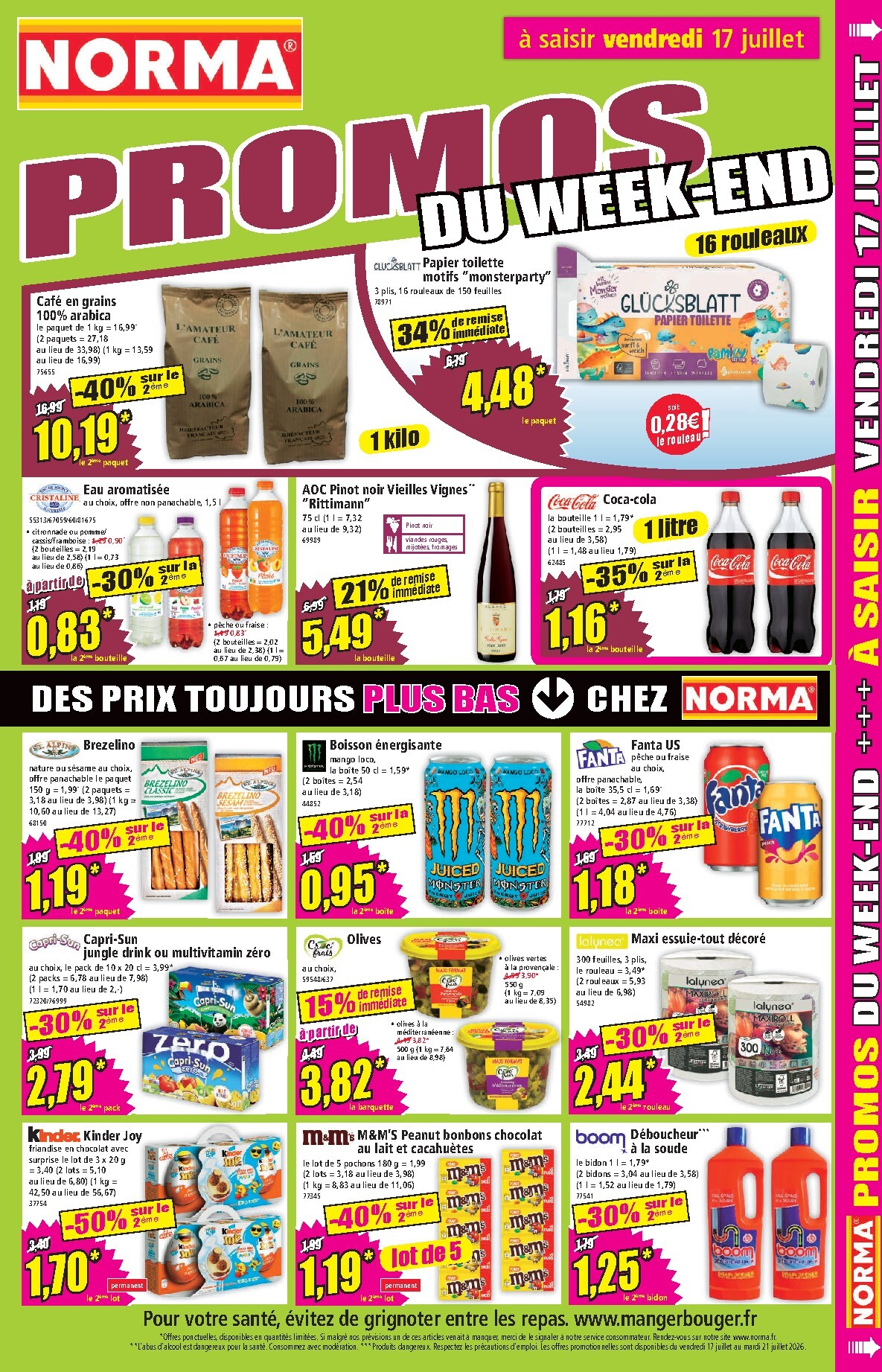 norma - Flyer NORMA pour la semaine prochaine du du mercredi 15/07/2026 au du mardi 21/07/2026 - page: 11