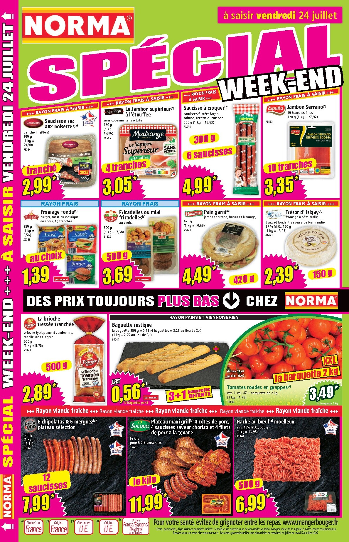 norma - Flyer NORMA pour la semaine prochaine du du mercredi 22/07/2026 au du mardi 28/07/2026 - page: 12