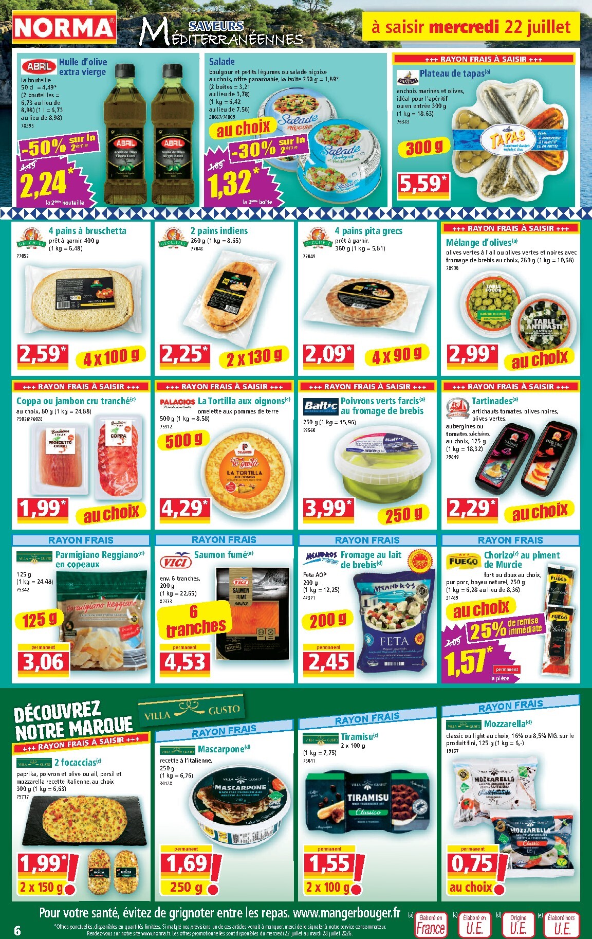 norma - Flyer NORMA pour la semaine prochaine du du mercredi 22/07/2026 au du mardi 28/07/2026 - page: 6