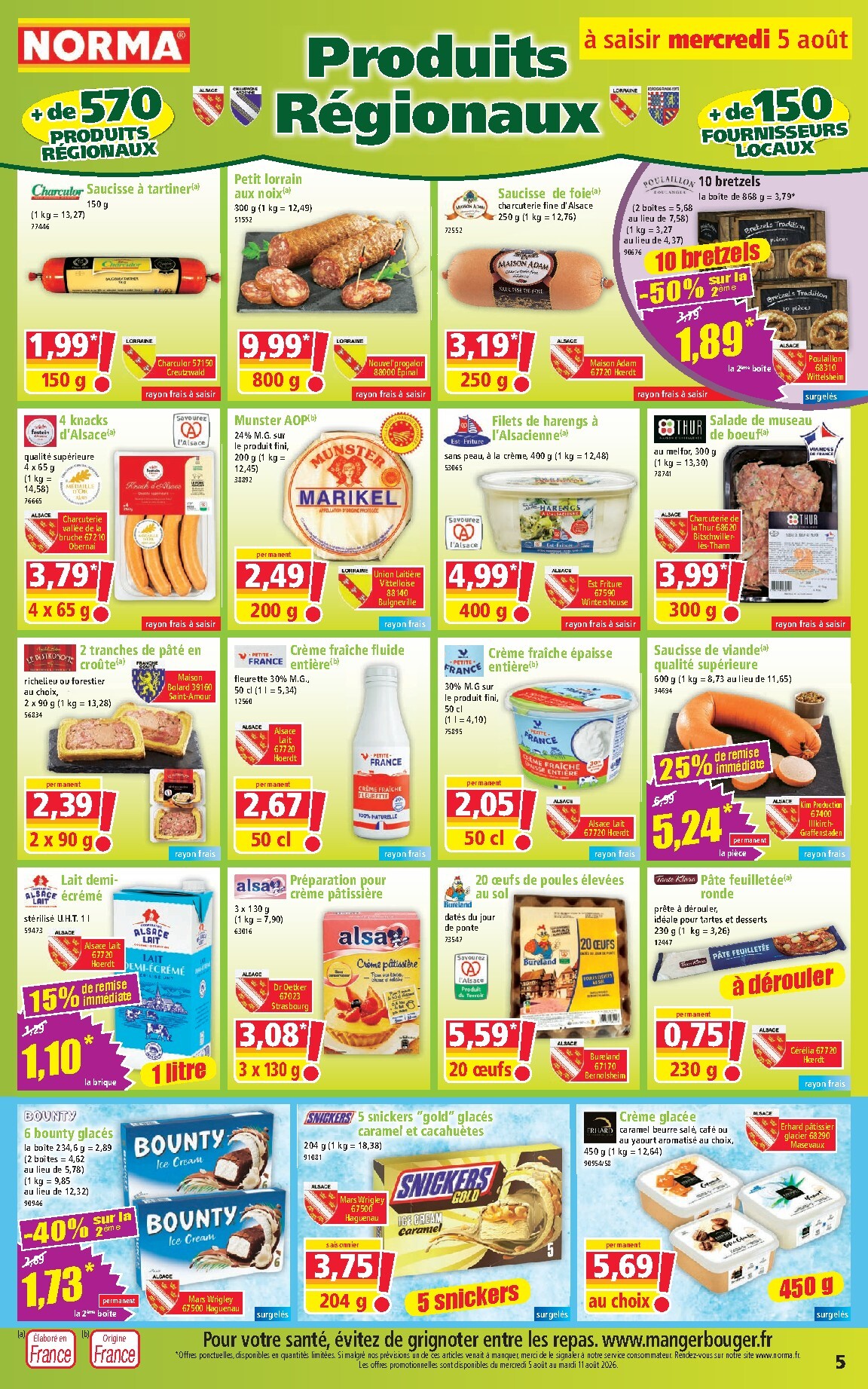 norma - Prospectus NORMA valide du du mercredi 29/07/2026 au du mercredi 05/08/2026 - page: 5