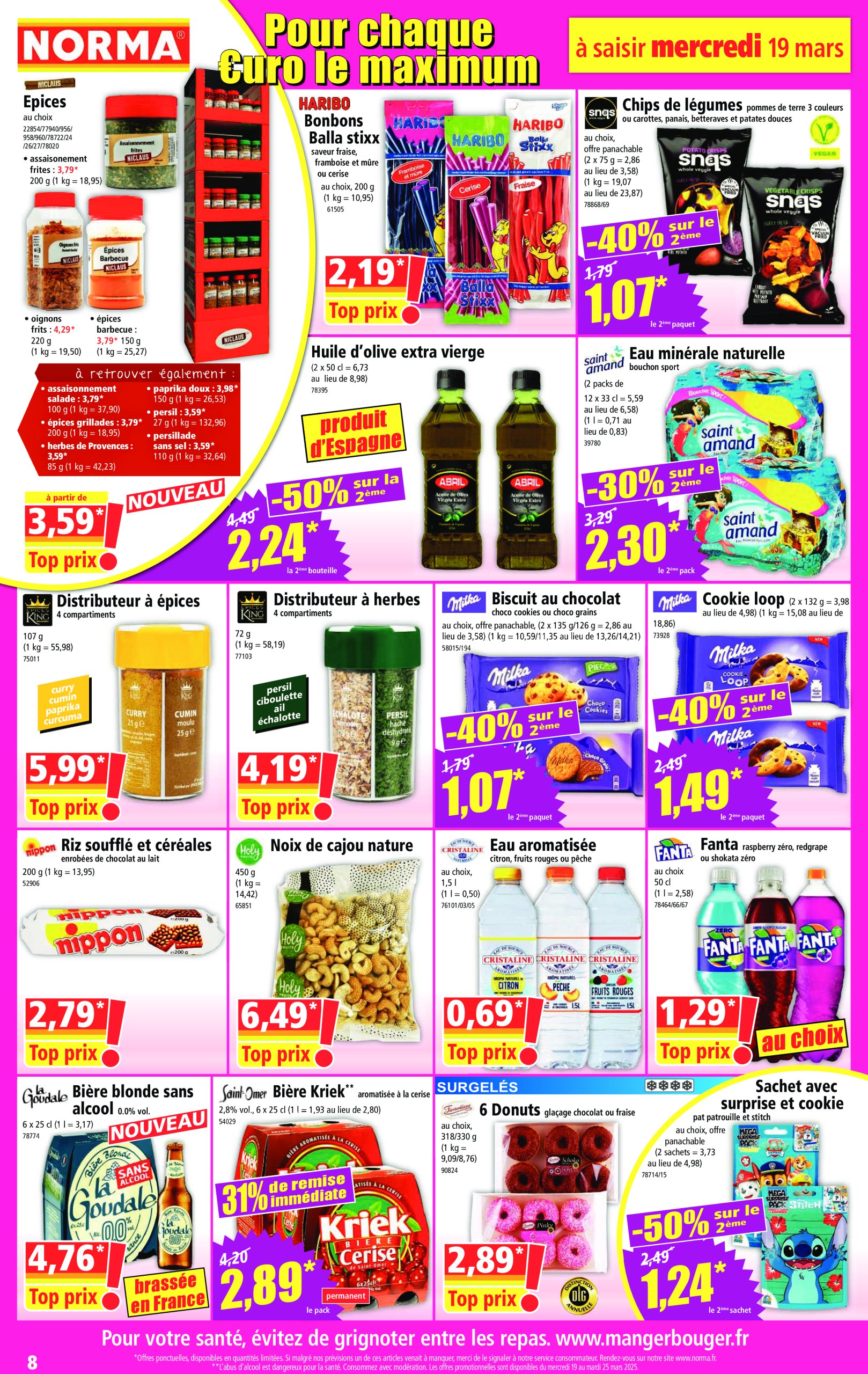 norma - Catalogue NORMA valable dès 19/03 - 25/03 - page: 8