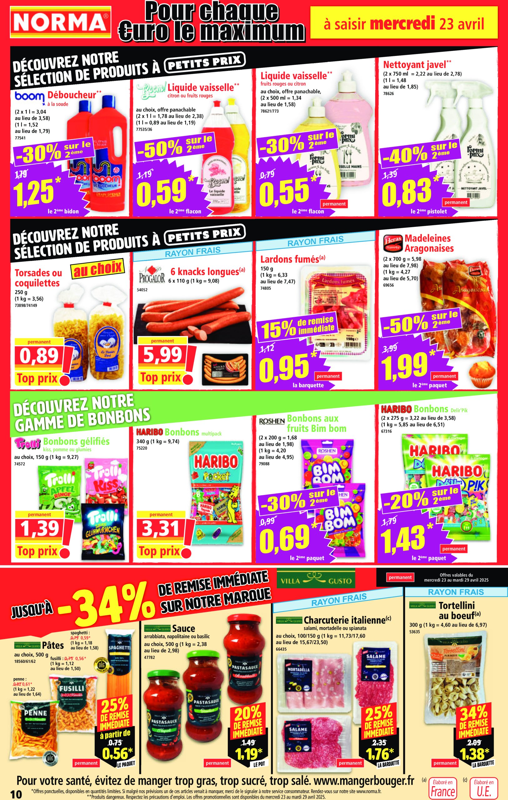 norma - Catalogue NORMA valable dès 23/04 - 29/04 - page: 10
