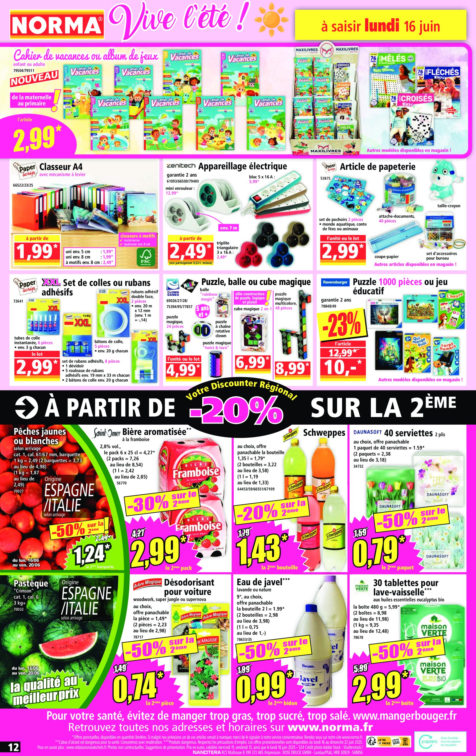 norma - Catalogue NORMA valable du 11/06 au 17/06 - page: 12