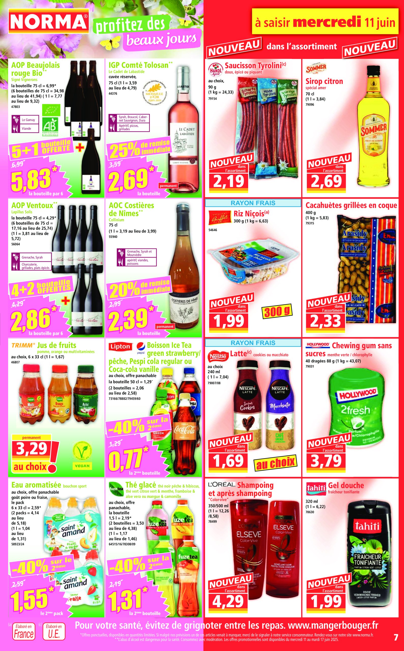 norma - Catalogue NORMA valable du 11/06 au 17/06 - page: 7