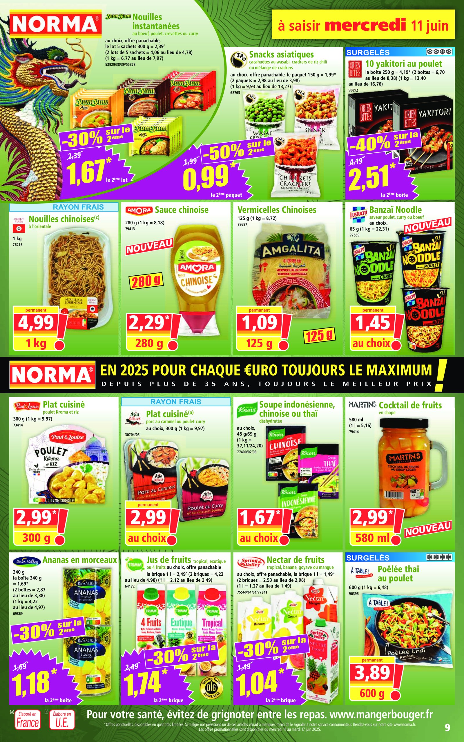 norma - Catalogue NORMA valable du 11/06 au 17/06 - page: 9
