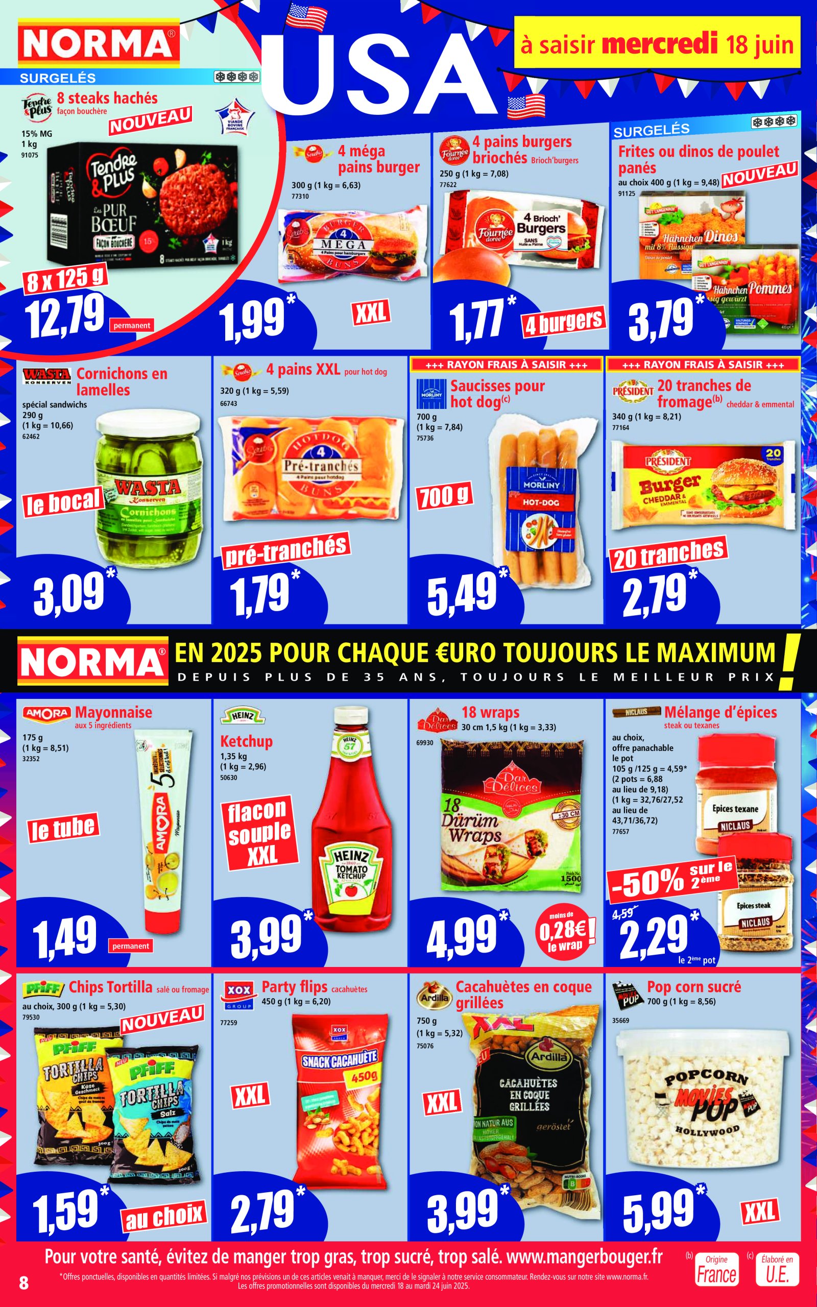 norma - Catalogue NORMA valable du 18/06 au 24/06 - page: 8