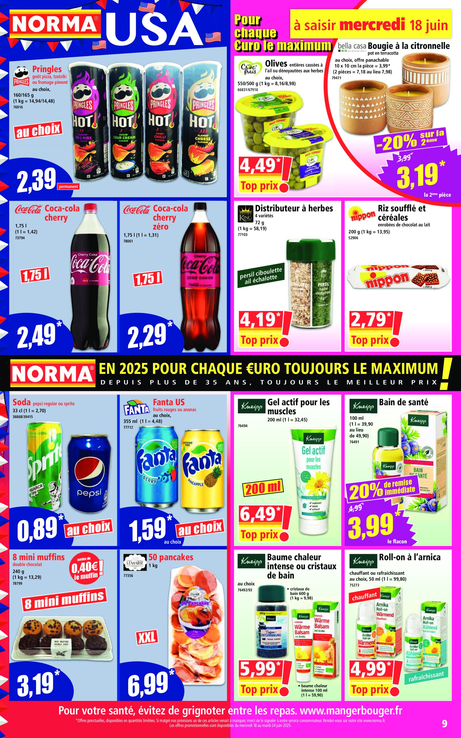 norma - Catalogue NORMA valable du 18/06 au 24/06 - page: 9
