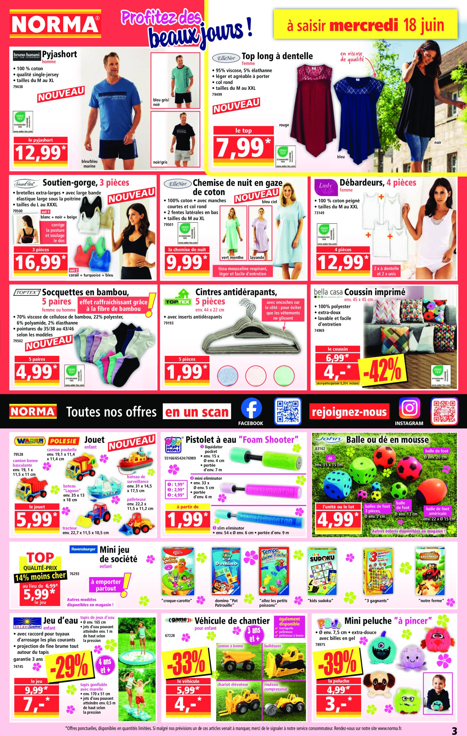 norma - Catalogue NORMA valable du 18/06 au 24/06 - page: 3