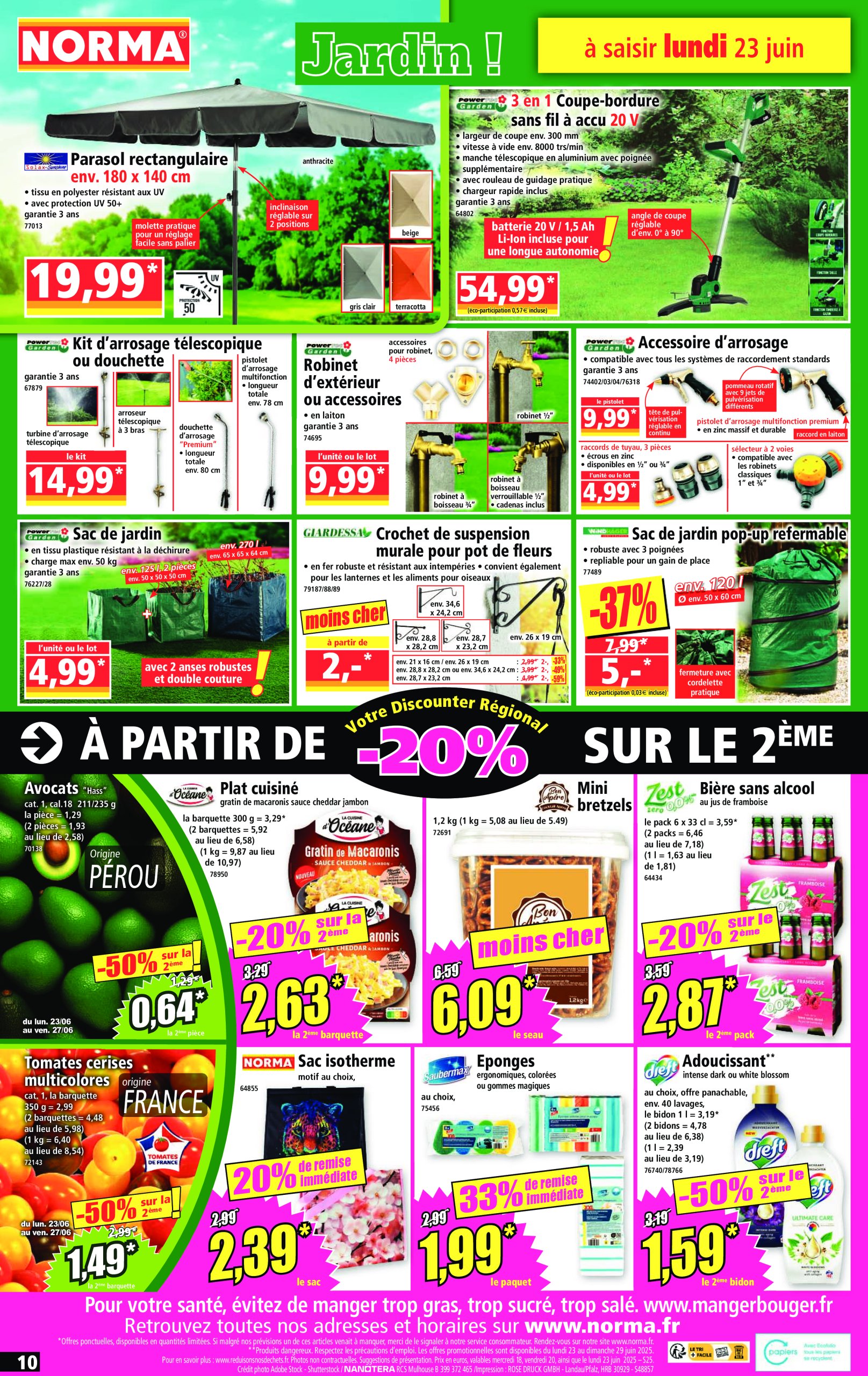 norma - Catalogue NORMA valable du 18/06 au 24/06 - page: 10