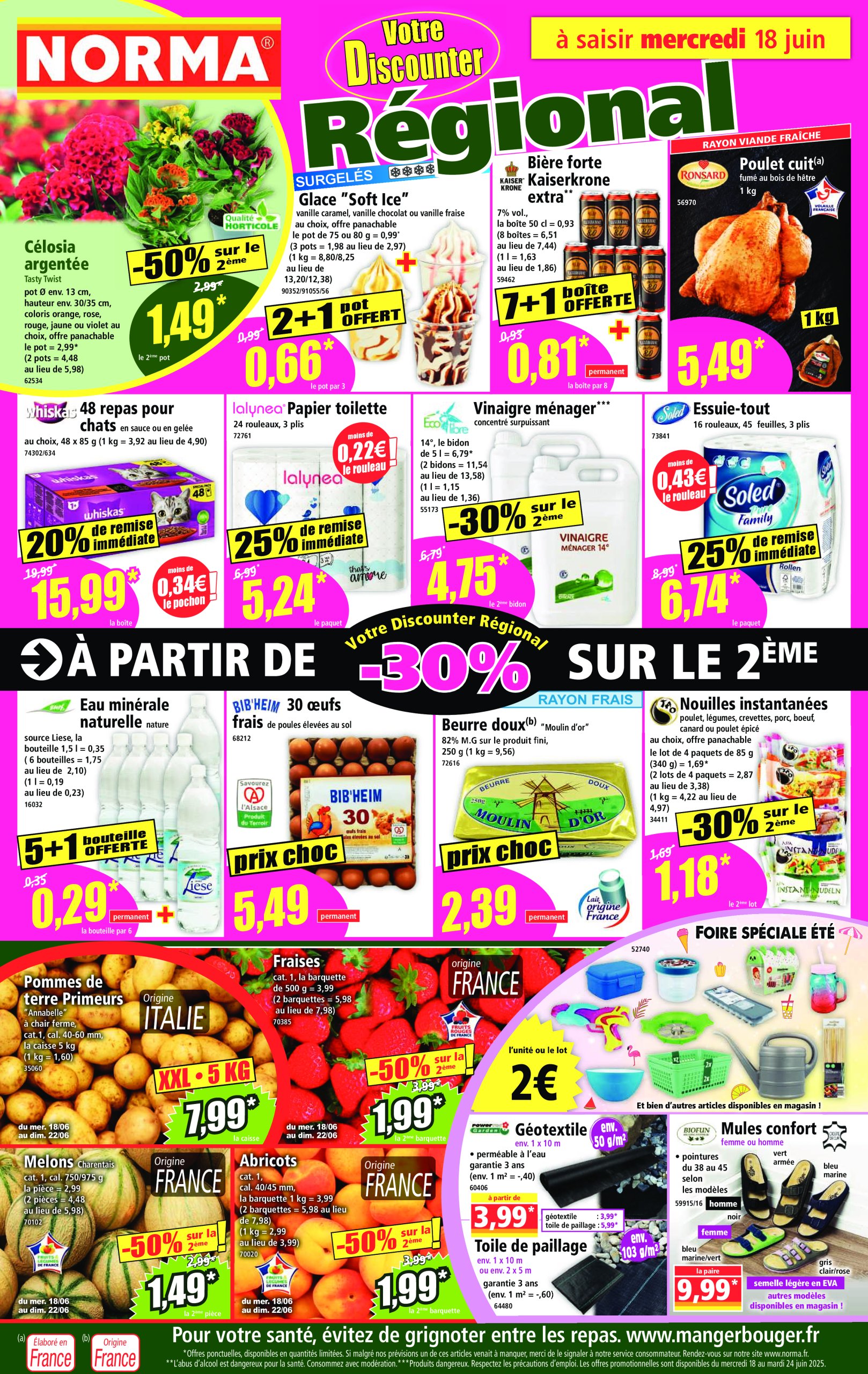 norma - Catalogue NORMA valable du 18/06 au 24/06 - page: 1