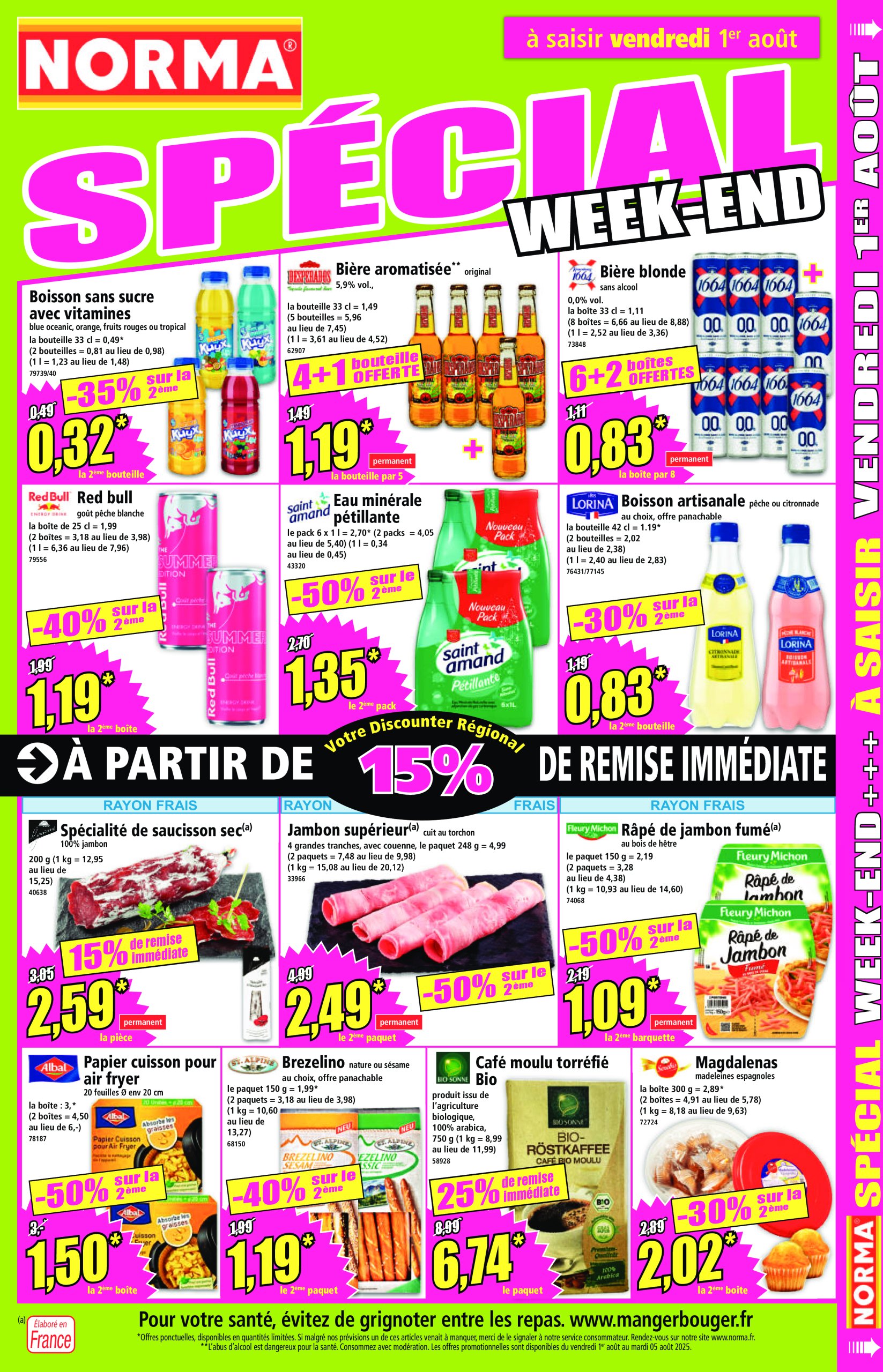 norma - Catalogue NORMA valable du 30/07 au 05/08 - page: 11